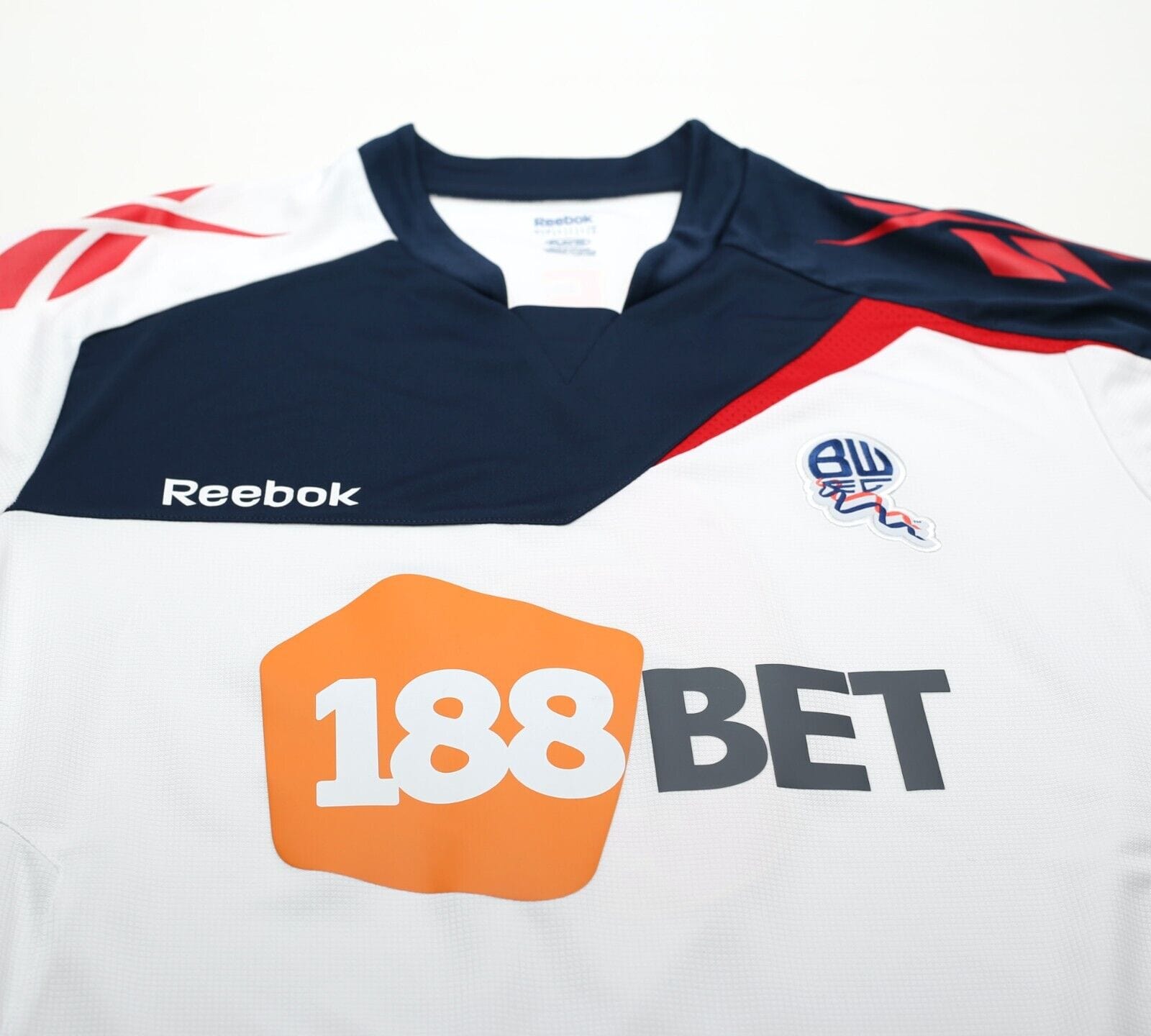 2011/12 SPEED #6 Bolton Wanderers Vintage Reebok Home Football Shirt (M/L)
