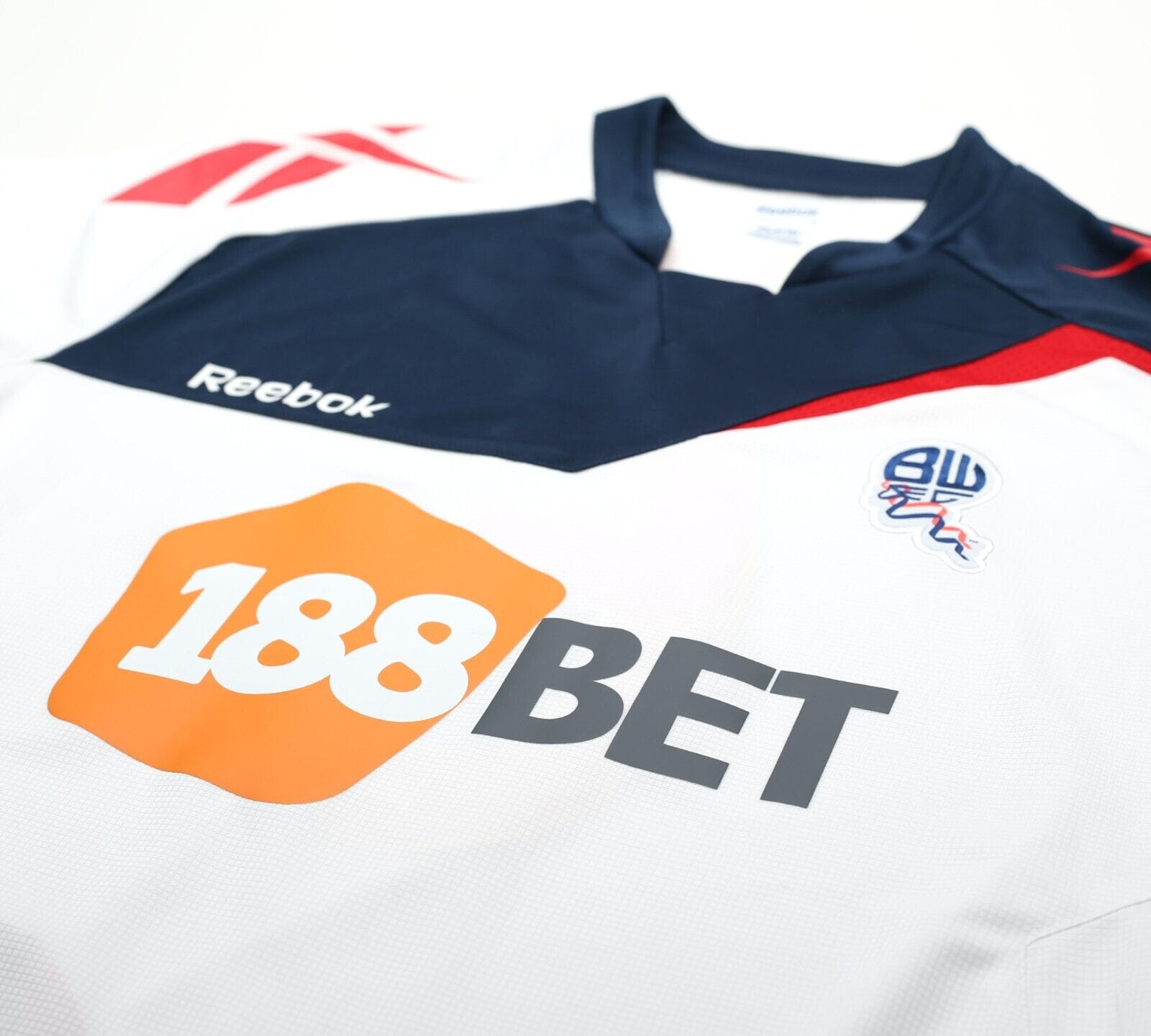 2011/12 SPEED #6 Bolton Wanderers Vintage Reebok Home Football Shirt (M/L)