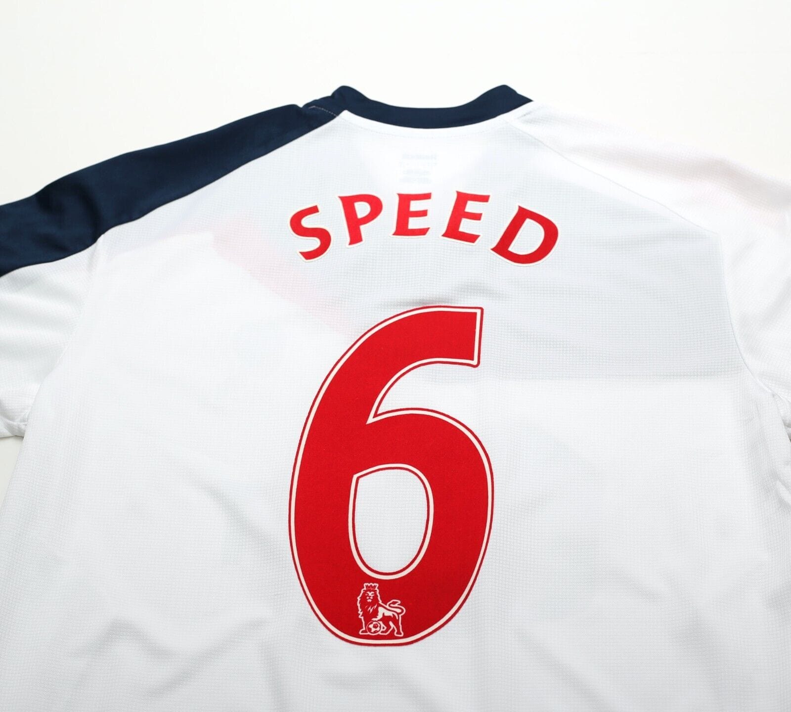 2011/12 SPEED #6 Bolton Wanderers Vintage Reebok Home Football Shirt (M/L)