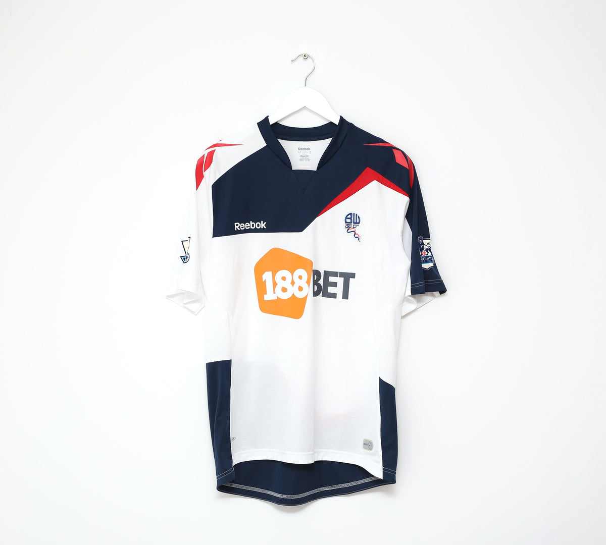 2011/12 SPEED #6 Bolton Wanderers Vintage Reebok Home Football Shirt (M/L)