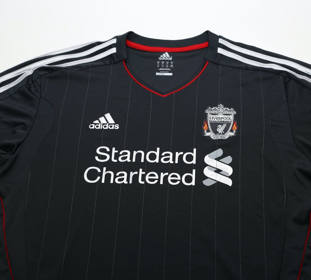 2011/12 SUAREZ #7 Liverpool Vintage Adidas Away Football Shirt (XL)