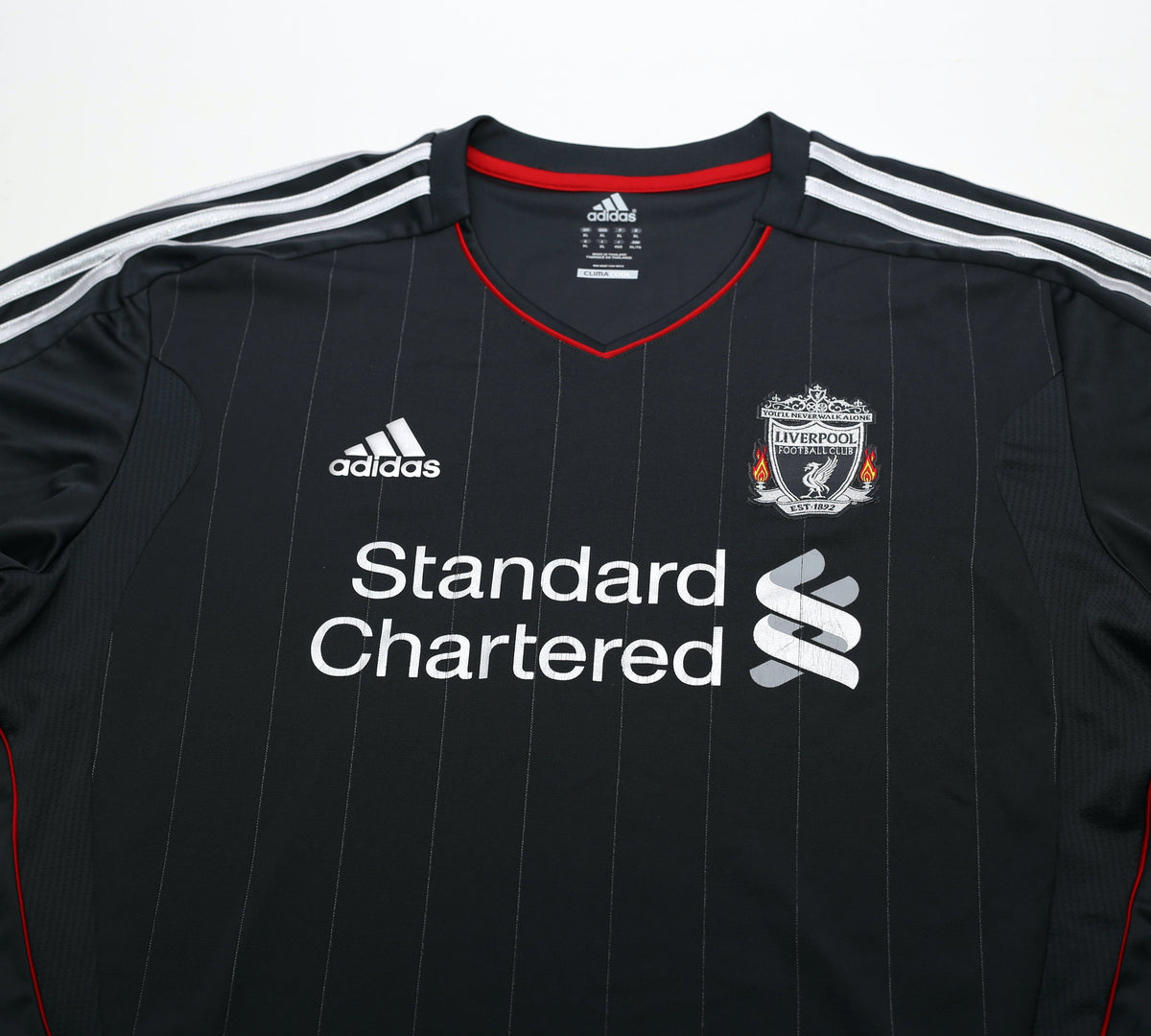 2011/12 SUAREZ #7 Liverpool Vintage Adidas Away Football Shirt (XL)