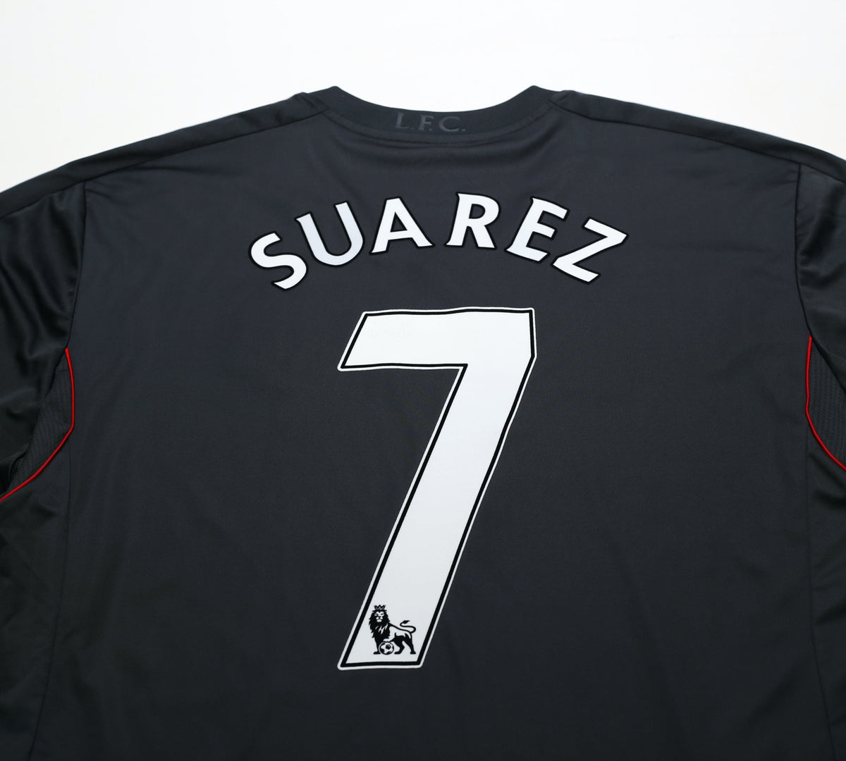 2011/12 SUAREZ #7 Liverpool Vintage Adidas Away Football Shirt (XL)