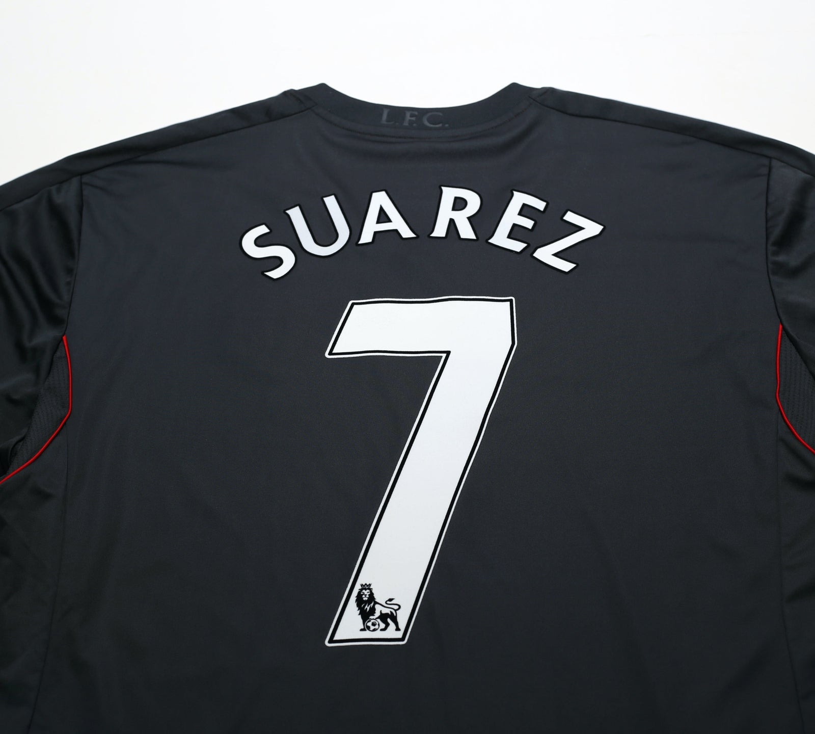 2011/12 SUAREZ #7 Liverpool Vintage Adidas Away Football Shirt (XL)