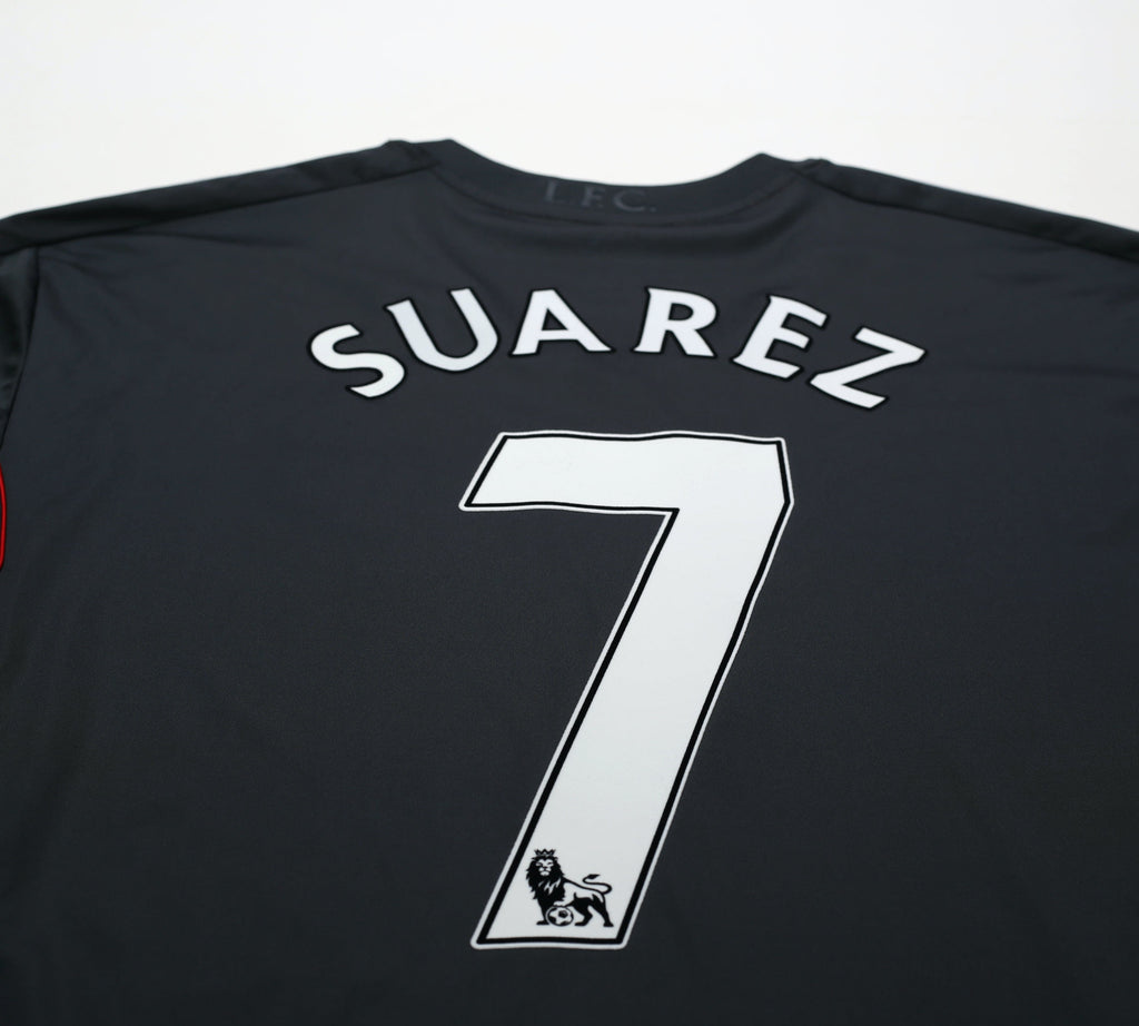 2011/12 SUAREZ #7 Liverpool Vintage Adidas Away Football Shirt (XL)