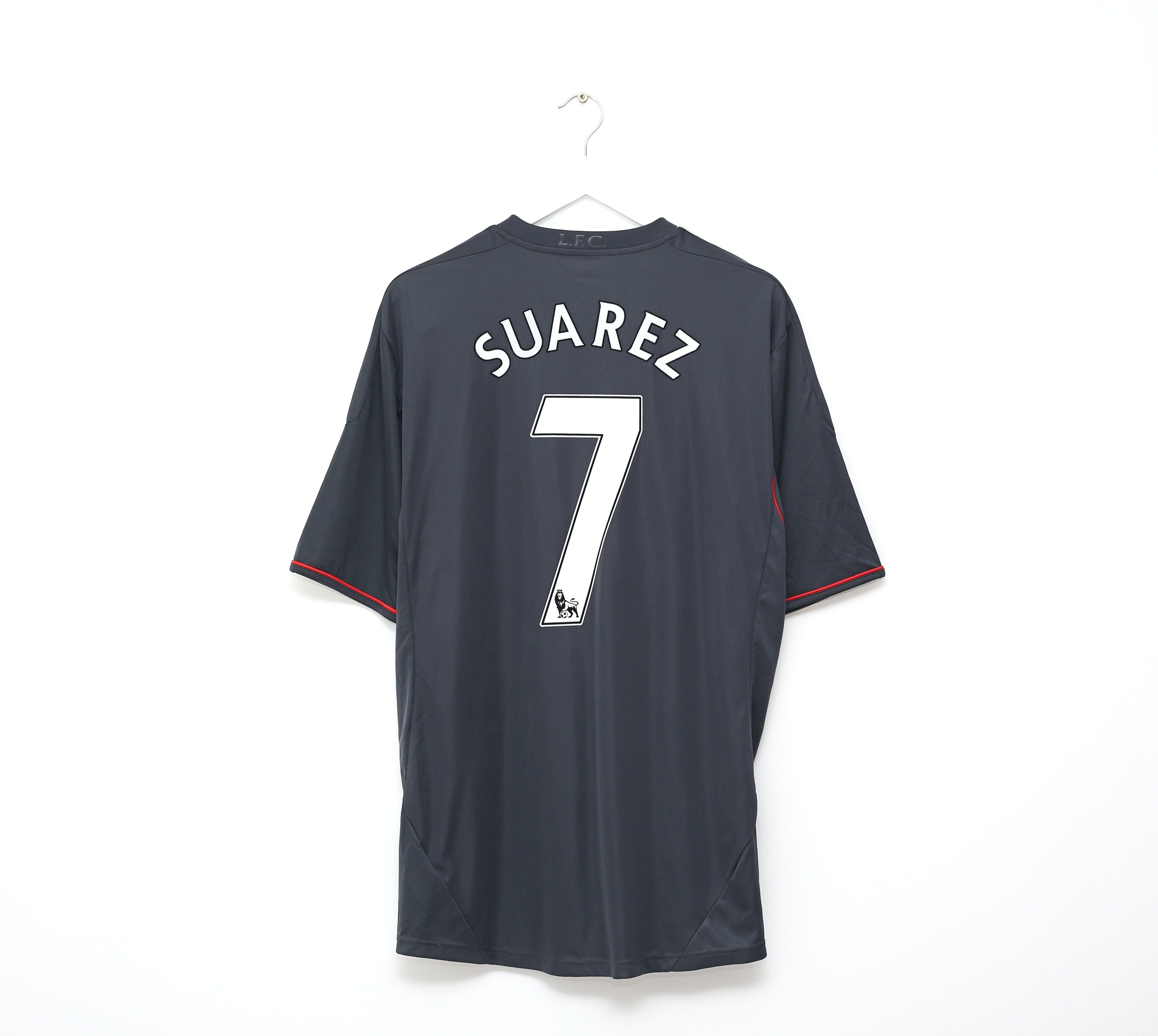 2011/12 Suarez #7 Liverpool Away Shirt | Size XL | Vintage