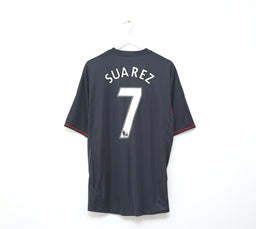 2011/12 SUAREZ #7 Liverpool Vintage Adidas Away Football Shirt (XL)