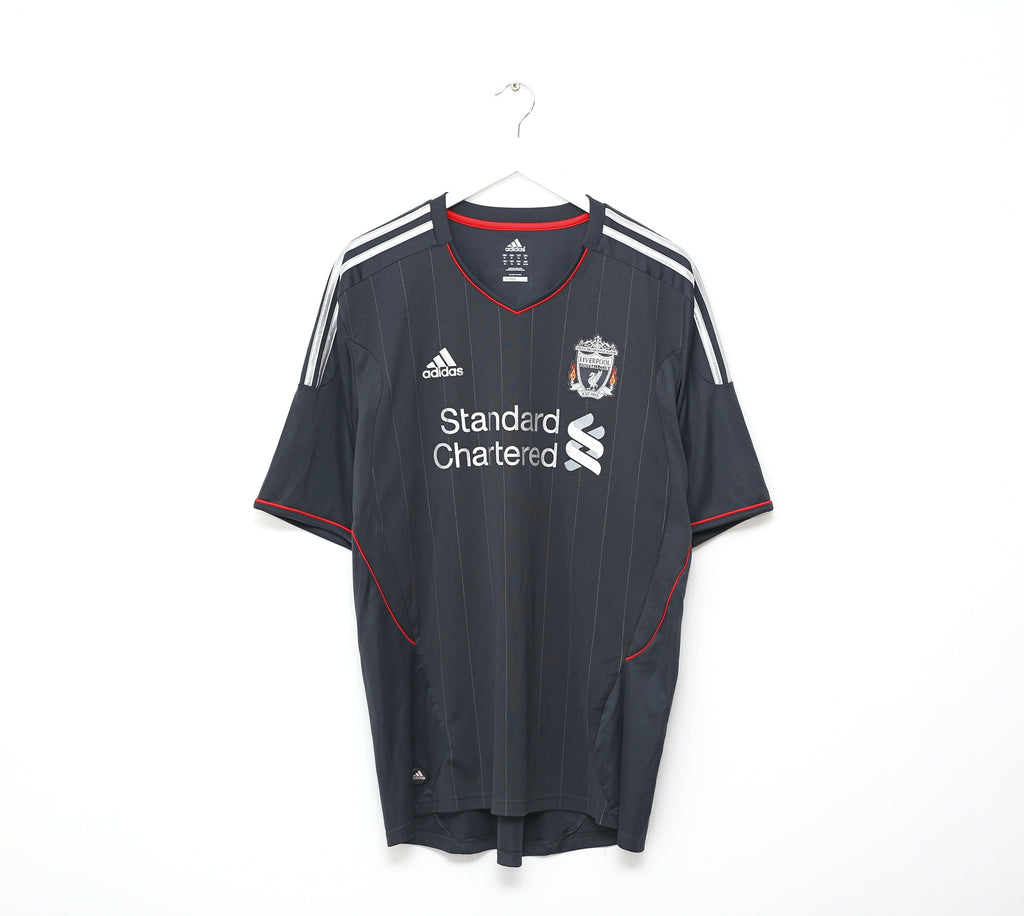 2011/12 SUAREZ #7 Liverpool Vintage Adidas Away Football Shirt (XL)