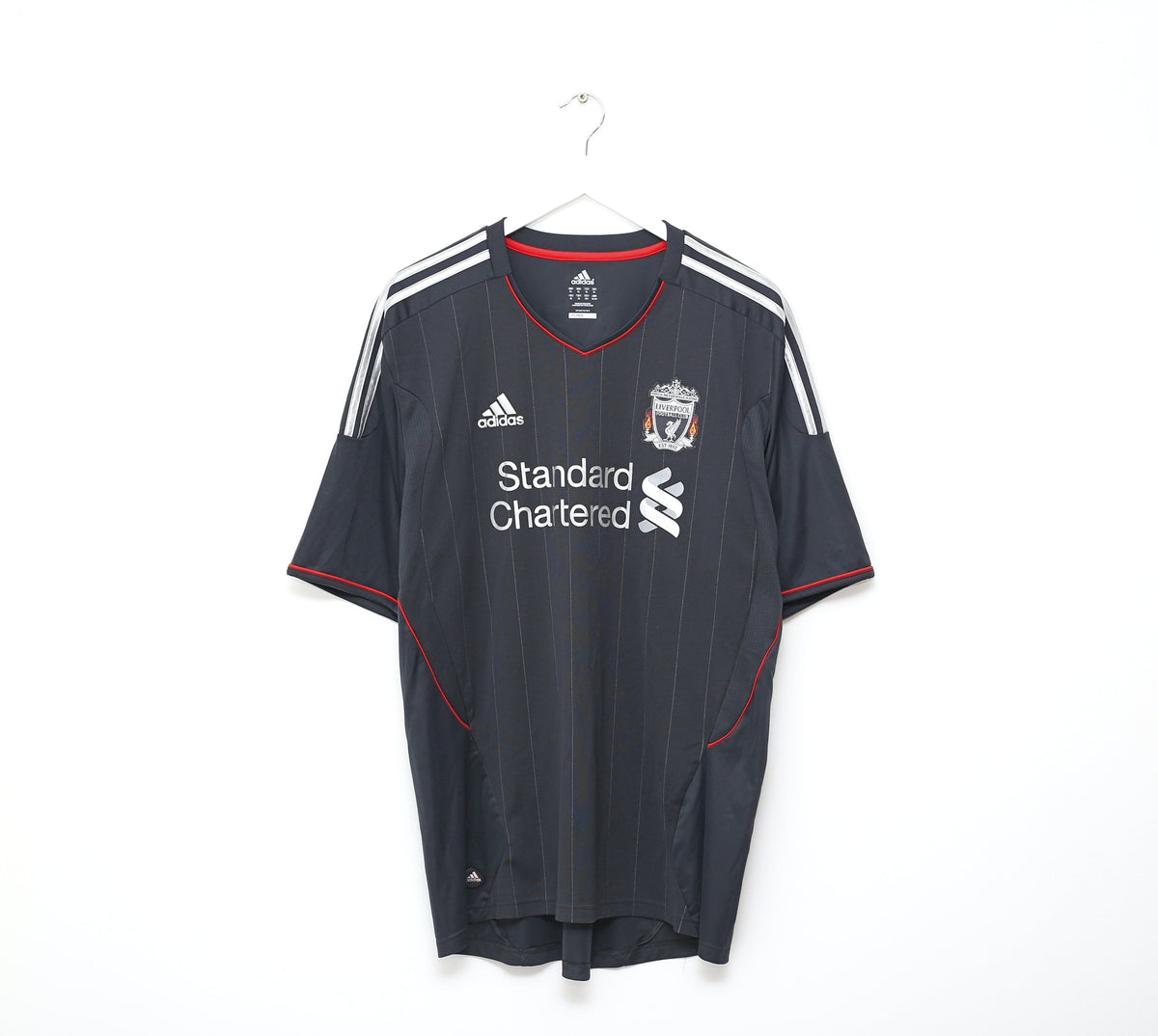 2011/12 SUAREZ #7 Liverpool Vintage Adidas Away Football Shirt (XL)