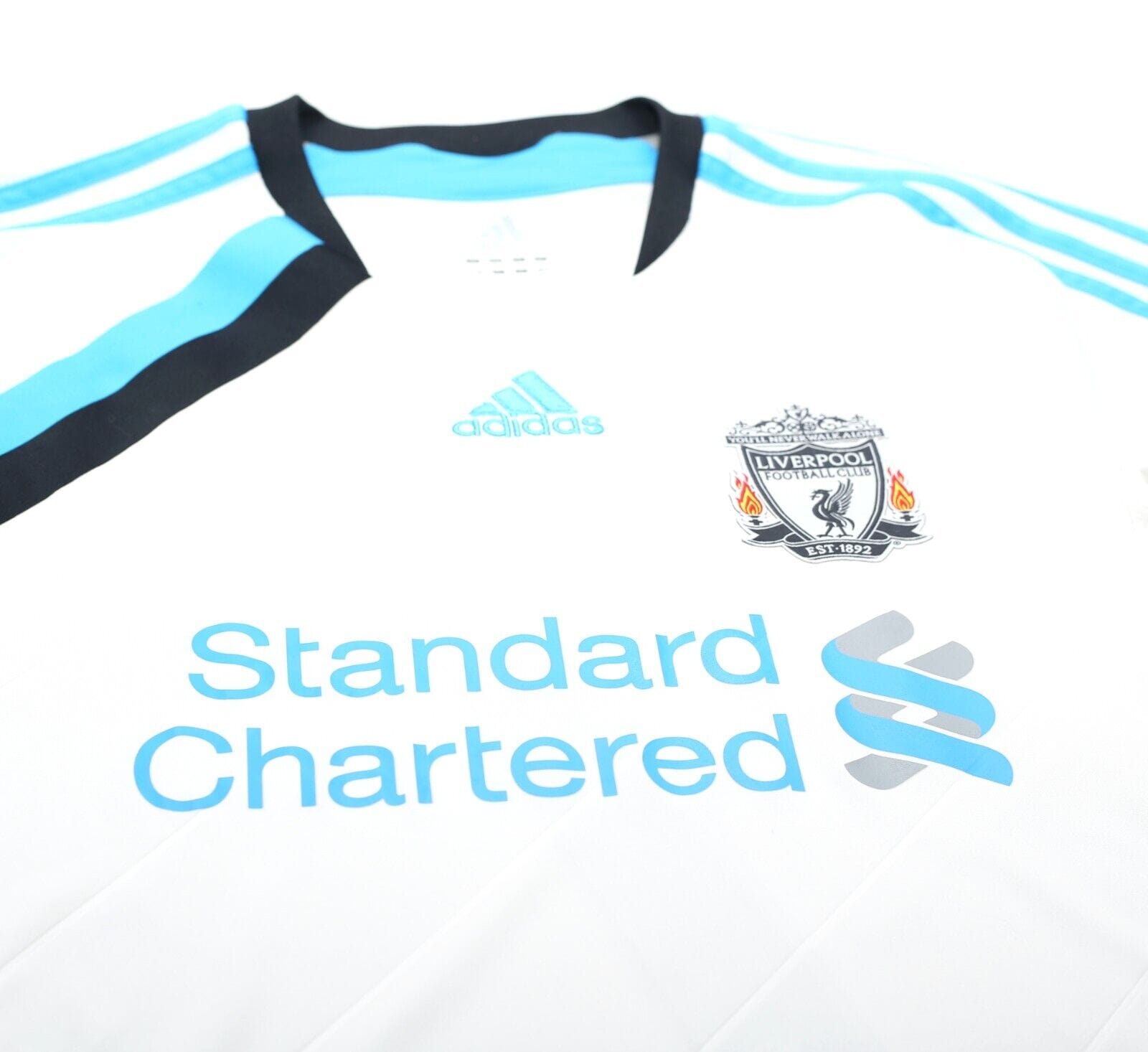 2011/12 SUAREZ #7 Liverpool Vintage adidas Third Football Shirt Jersey (S)