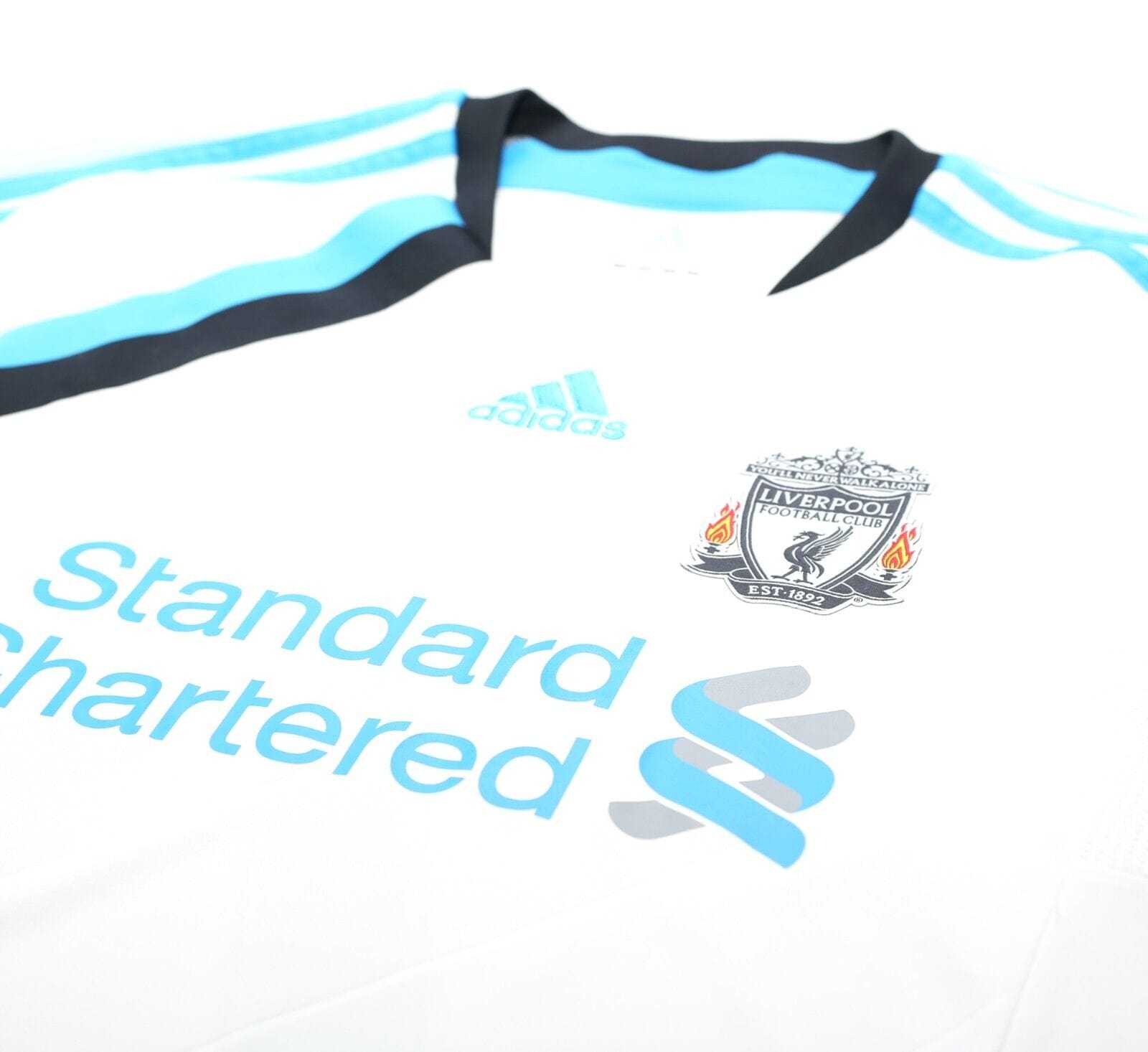 2011/12 SUAREZ #7 Liverpool Vintage adidas Third Football Shirt Jersey (S)