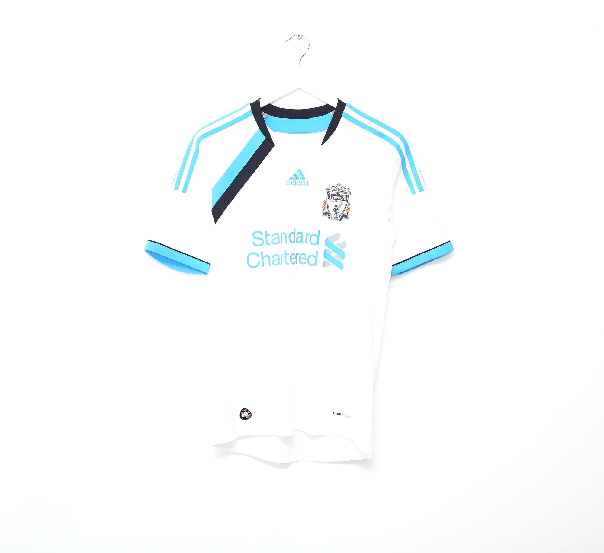 2011/12 SUAREZ #7 Liverpool Vintage adidas Third Football Shirt Jersey (S)