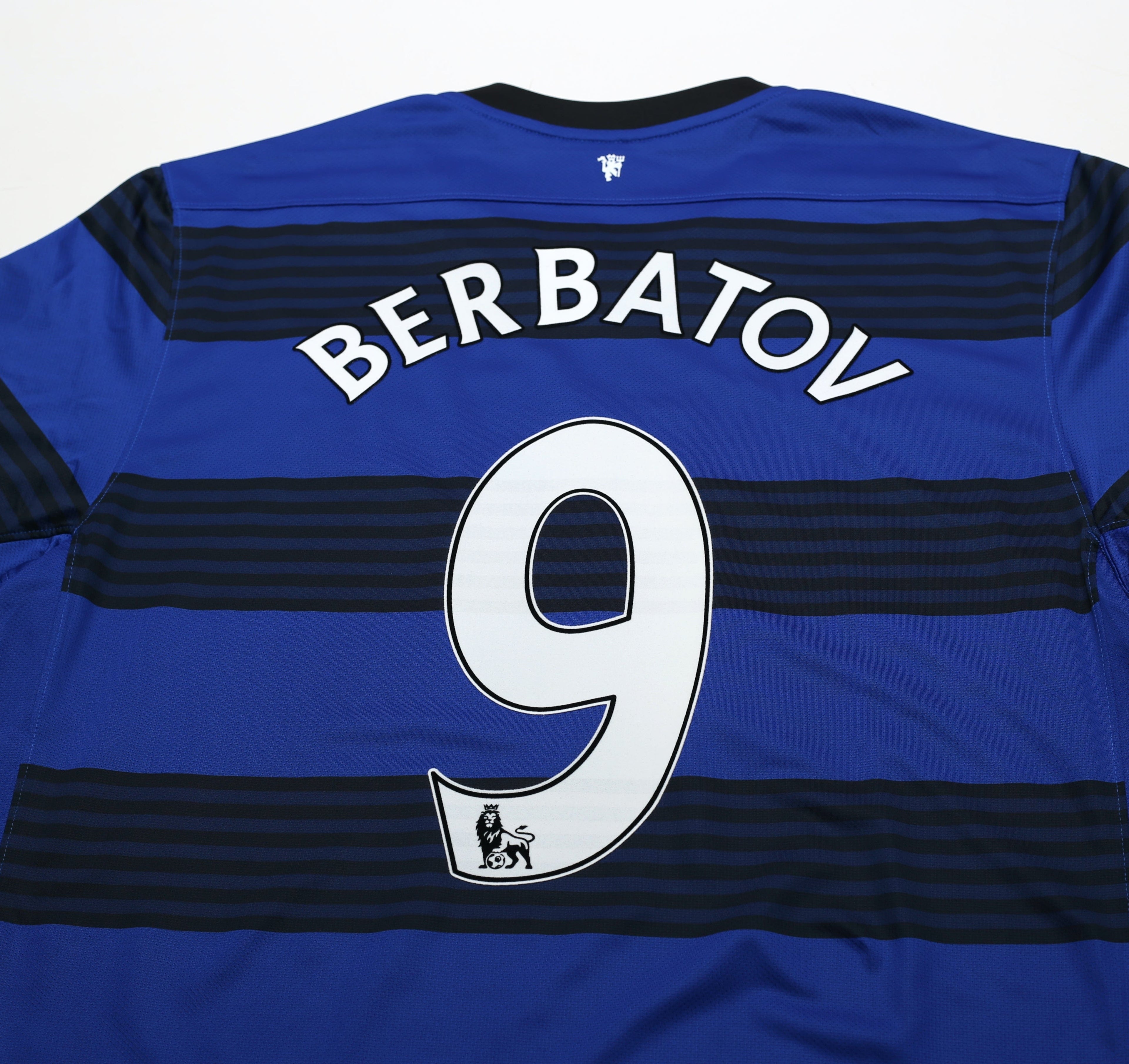 2011/13 BERBATOV #9 Manchester United Vintage Nike Away Football Shirt (XL)