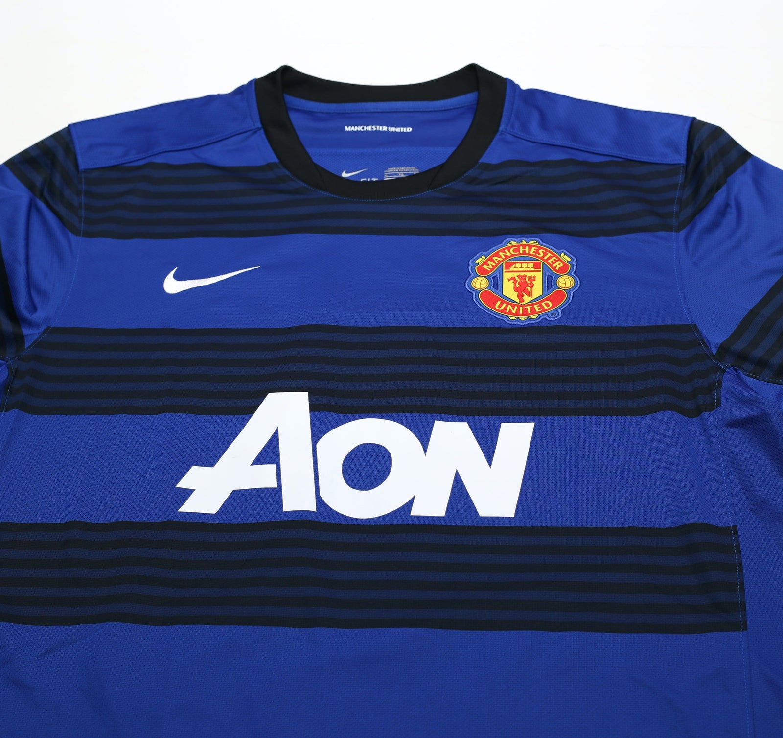 2011/13 BERBATOV #9 Manchester United Vintage Nike Away Football Shirt (XL)