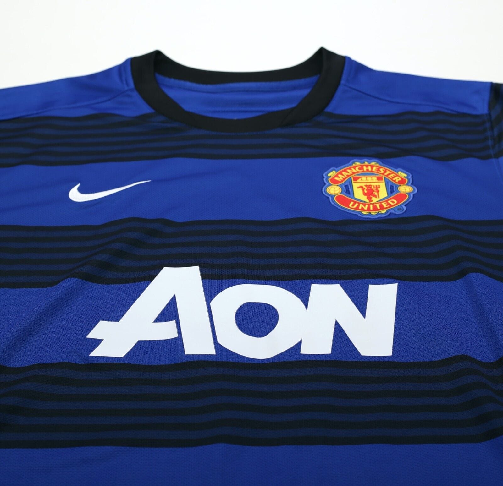 2011/13 BERBATOV #9 Manchester United Vintage Nike Away Football Shirt (XL)