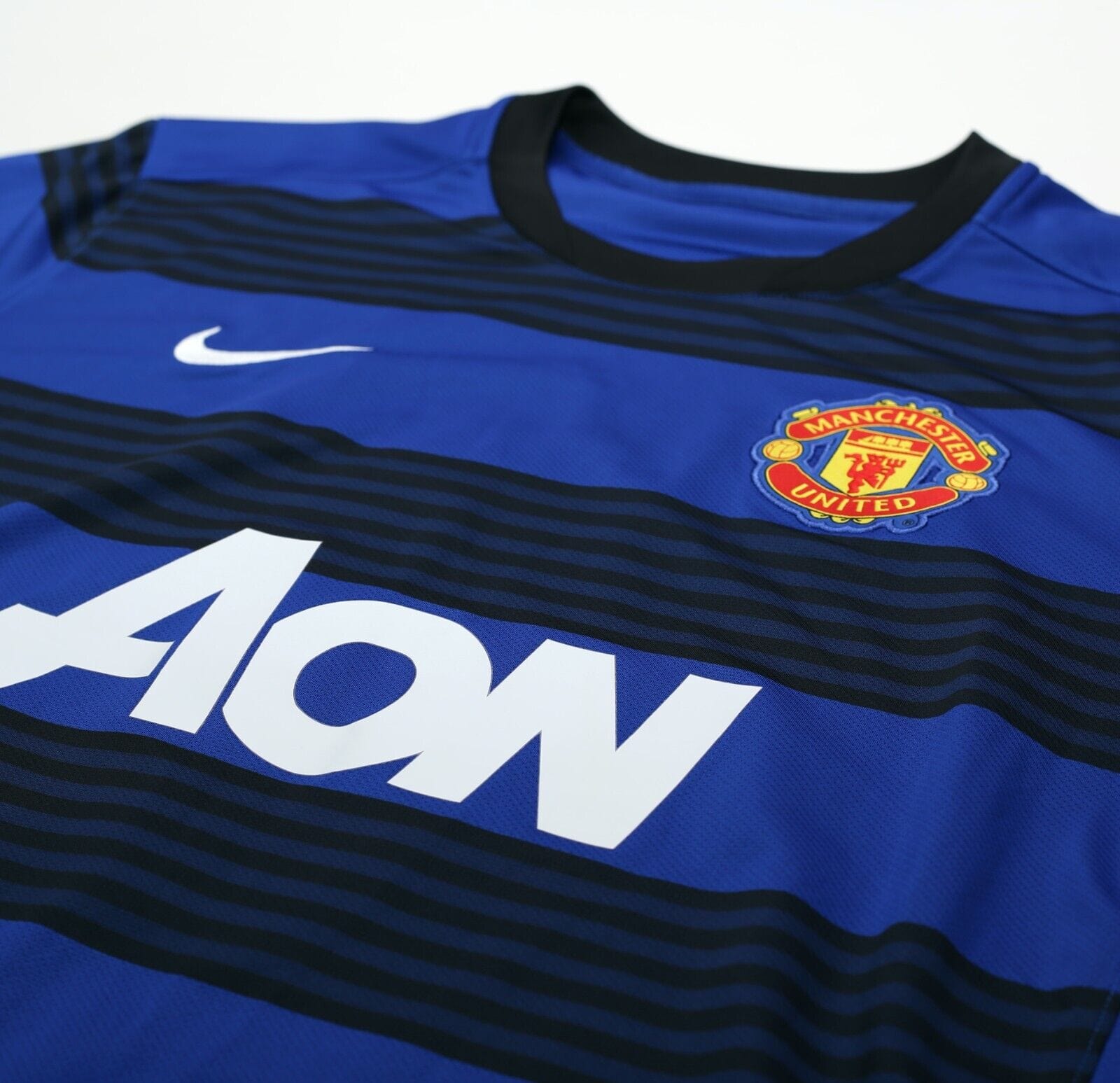 2011/13 BERBATOV #9 Manchester United Vintage Nike Away Football Shirt (XL)