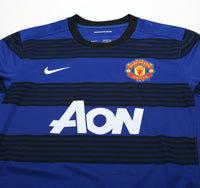 2011/13 BERBATOV #9 Manchester United Vintage Nike Away Football Shirt (XL)