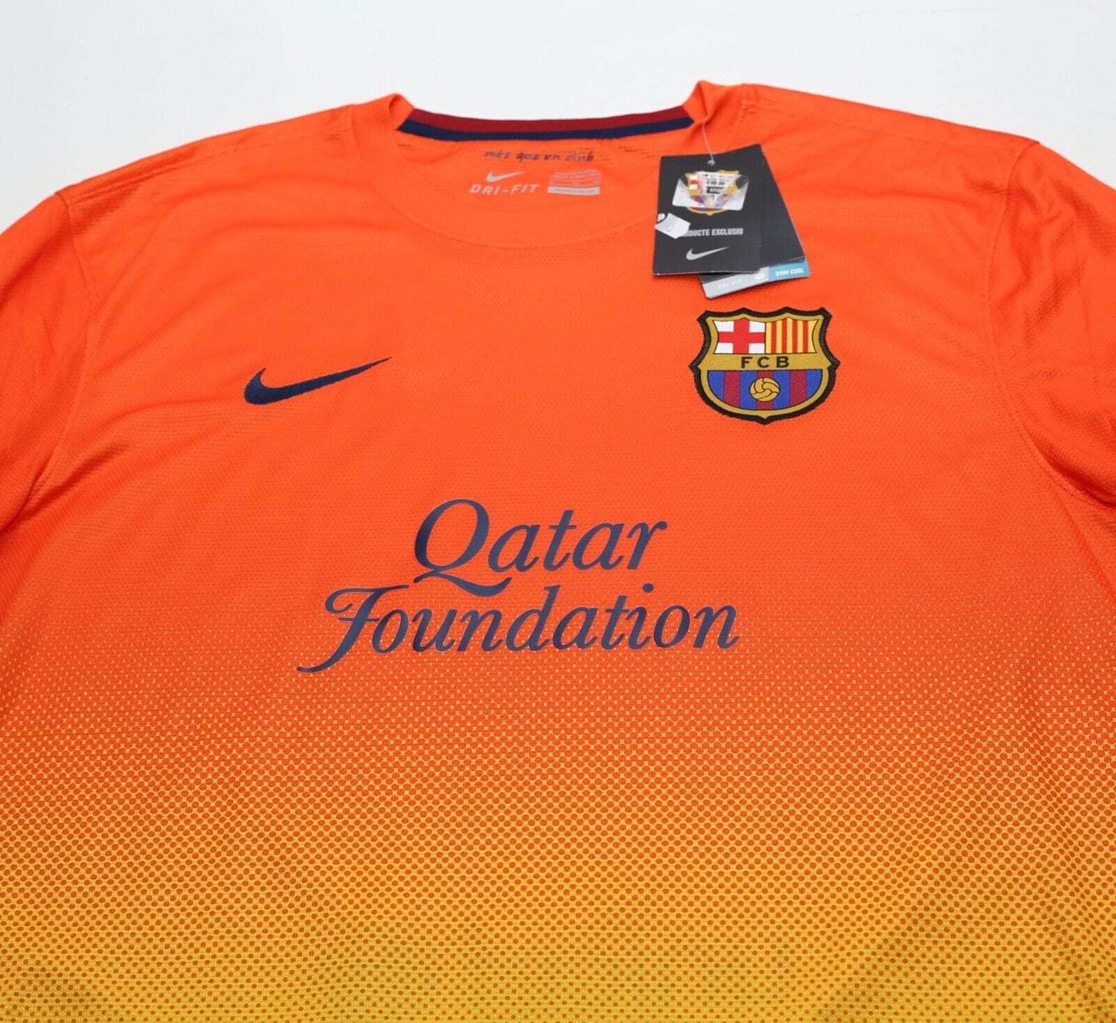 2012/13 BARCELONA Vintage Nike Away Football Shirt Jersey (XL) BNWT