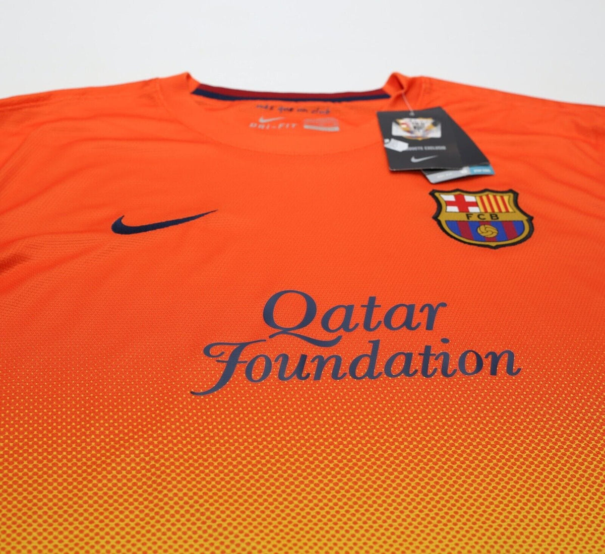 2012/13 BARCELONA Vintage Nike Away Football Shirt Jersey (XL) BNWT