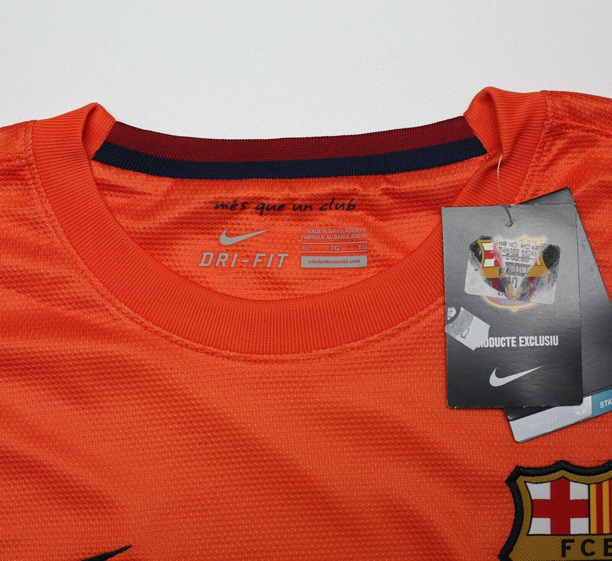 2012/13 BARCELONA Vintage Nike Away Football Shirt Jersey (XL) BNWT