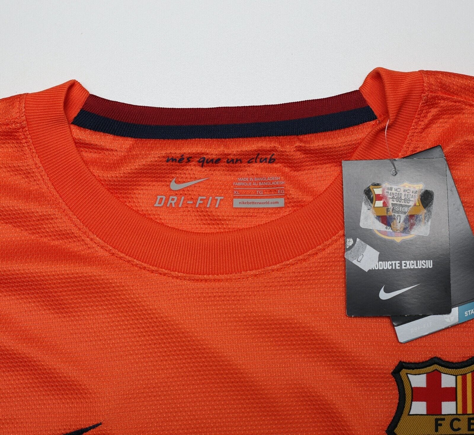 2012/13 BARCELONA Vintage Nike Away Football Shirt Jersey (XL) BNWT