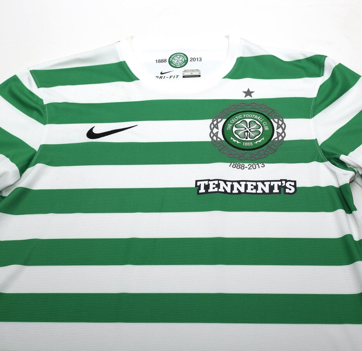 Celtic Jersey Long Sleeve Home football shirt 2013 - 2015 Nike Trikot Mens  SZ M