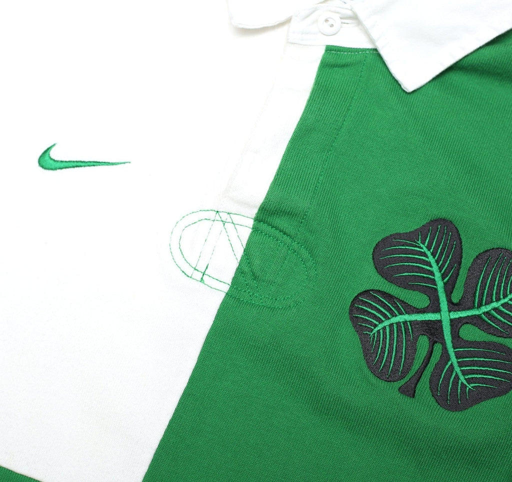 2012/13 CELTIC Vintage Nike Rugby Style Long Sleeve Football Shirt (M)