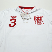 2012/13 Cole #3 England Vintage Umbro Home Football Shirt (38) 100th Cap BNWT