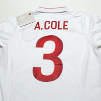 2012/13 Cole #3 England Vintage Umbro Home Football Shirt (38) 100th Cap BNWT