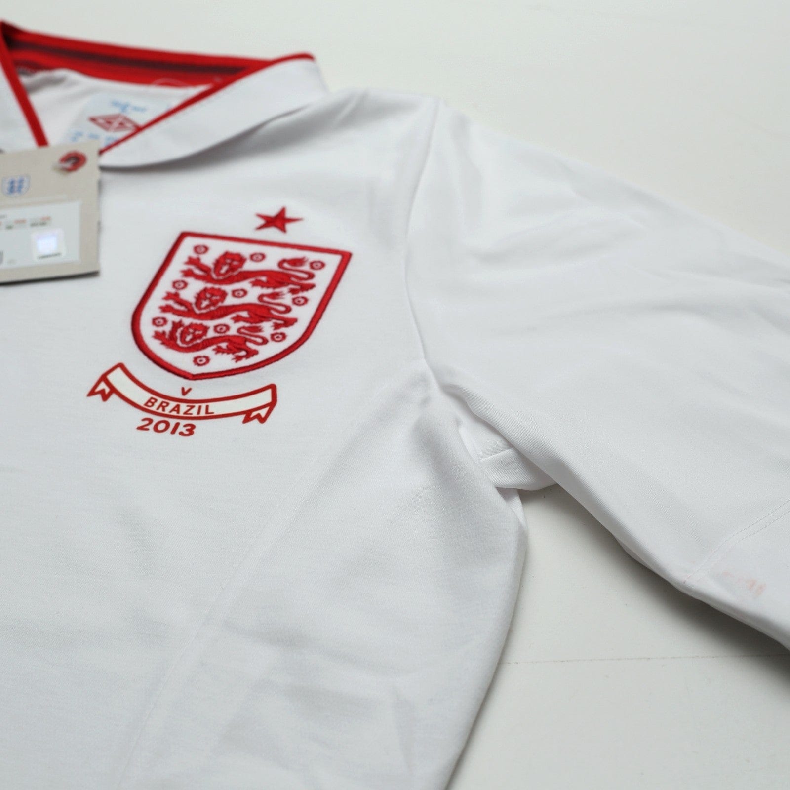 2012/13 Cole #3 England Vintage Umbro Home Football Shirt (38) 100th Cap BNWT