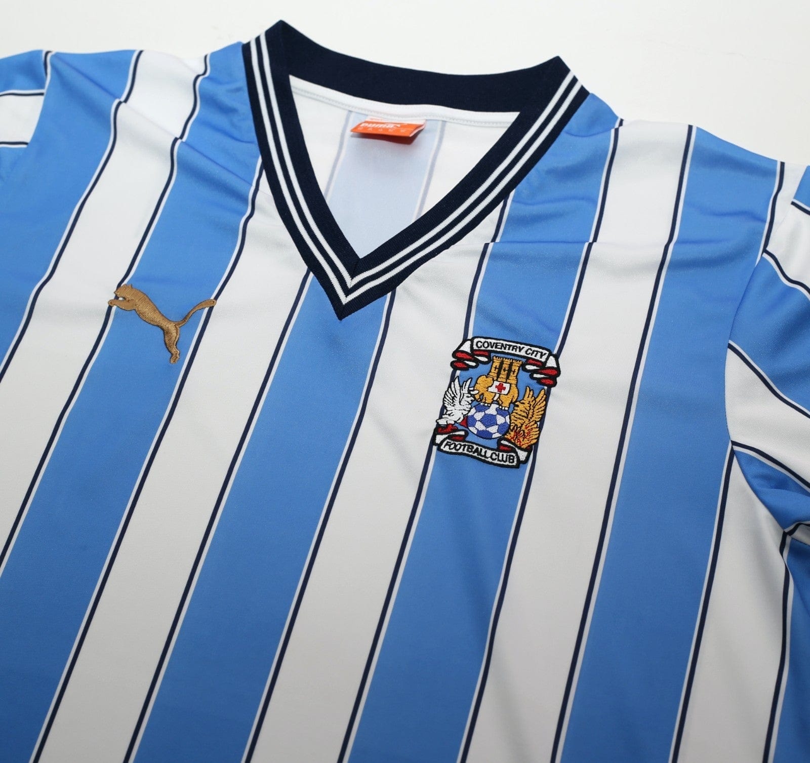 2012/13 COVENTRY CITY Vintage PUMA 'FA Cup 25th Anniversary' Football Shirt L/XL