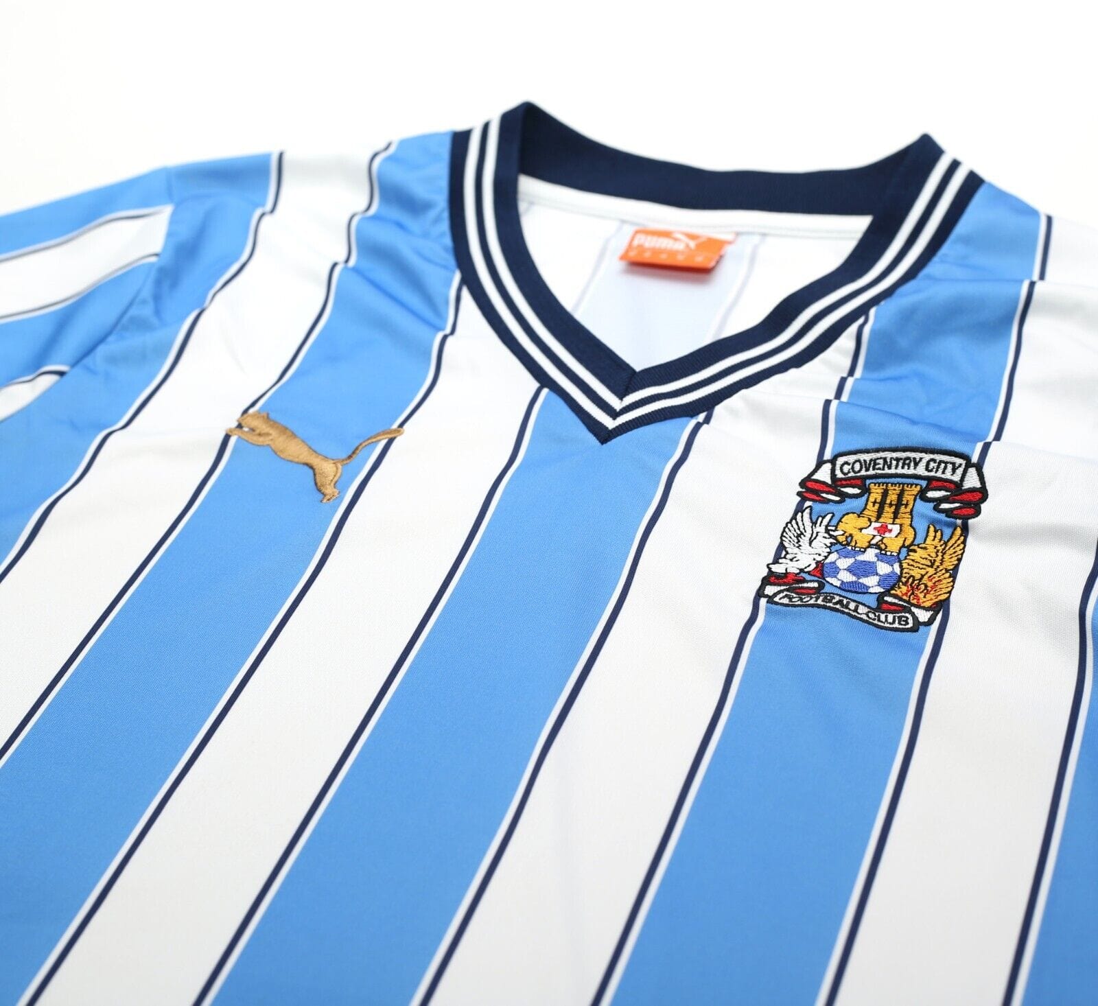 2012/13 COVENTRY CITY Vintage PUMA 'FA Cup 25th Anniversary' Football Shirt (M)