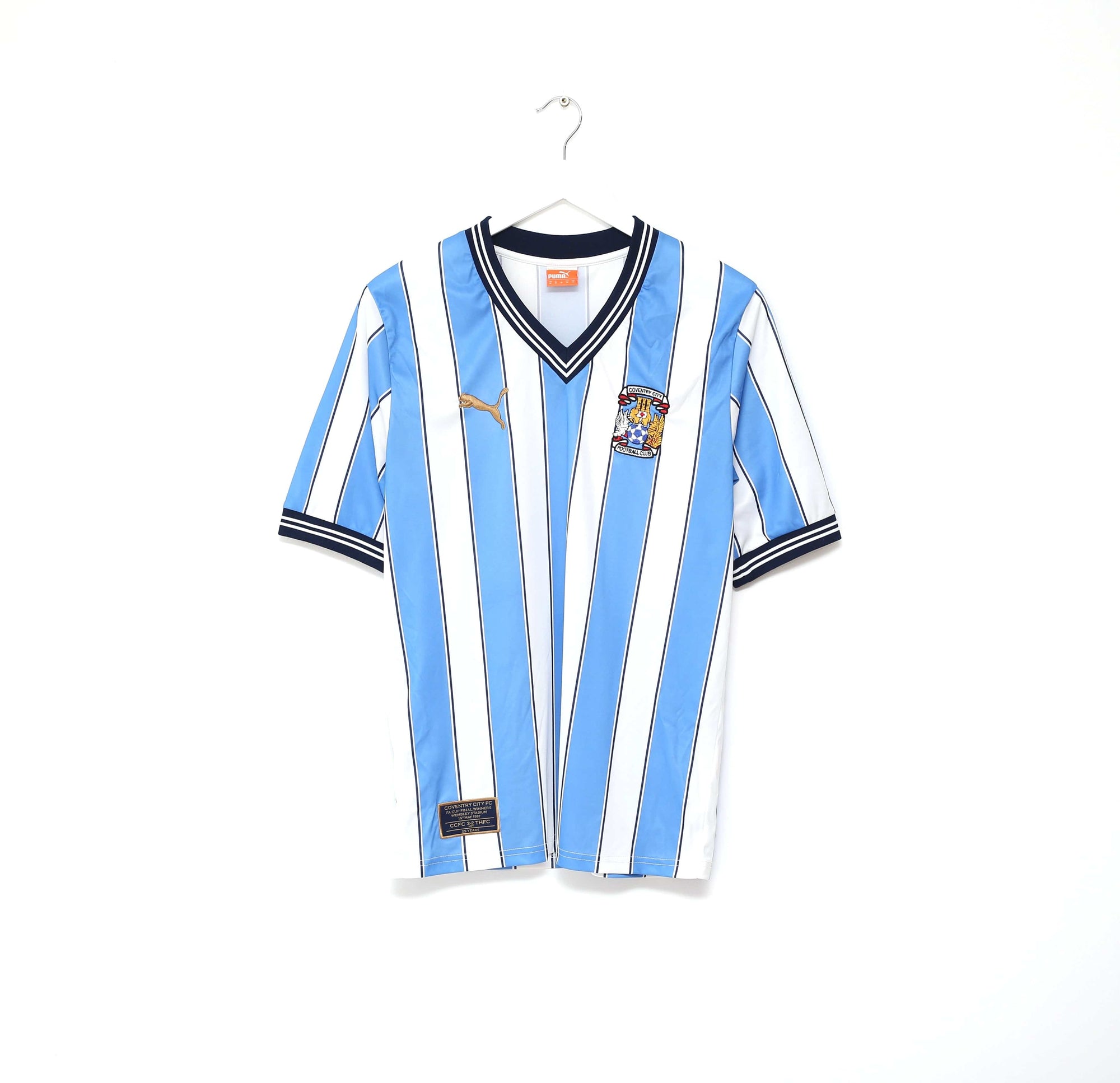 2012/13 COVENTRY CITY Vintage PUMA 'FA Cup 25th Anniversary' Football Shirt (M)