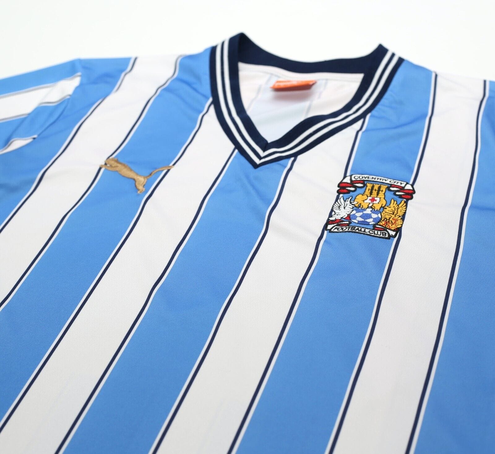 2012/13 COVENTRY CITY Vintage PUMA 'FA Cup 25th Anniversary' Football Shirt (M)