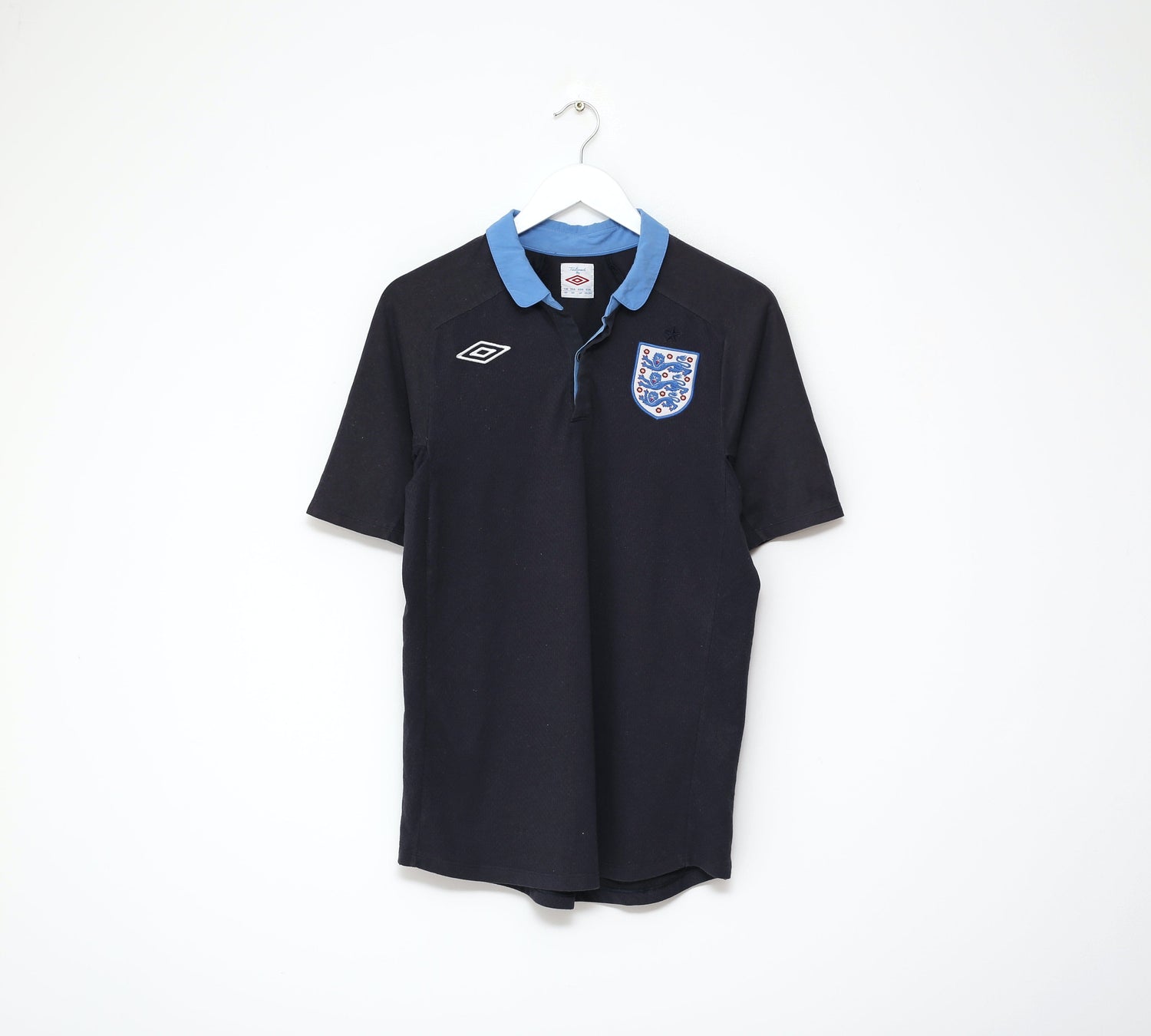 ウェア UMBRO - UMBRO England CAMPBELL football shirts 2006-07 England Match Issue Away L/S Shirt Campbell #16