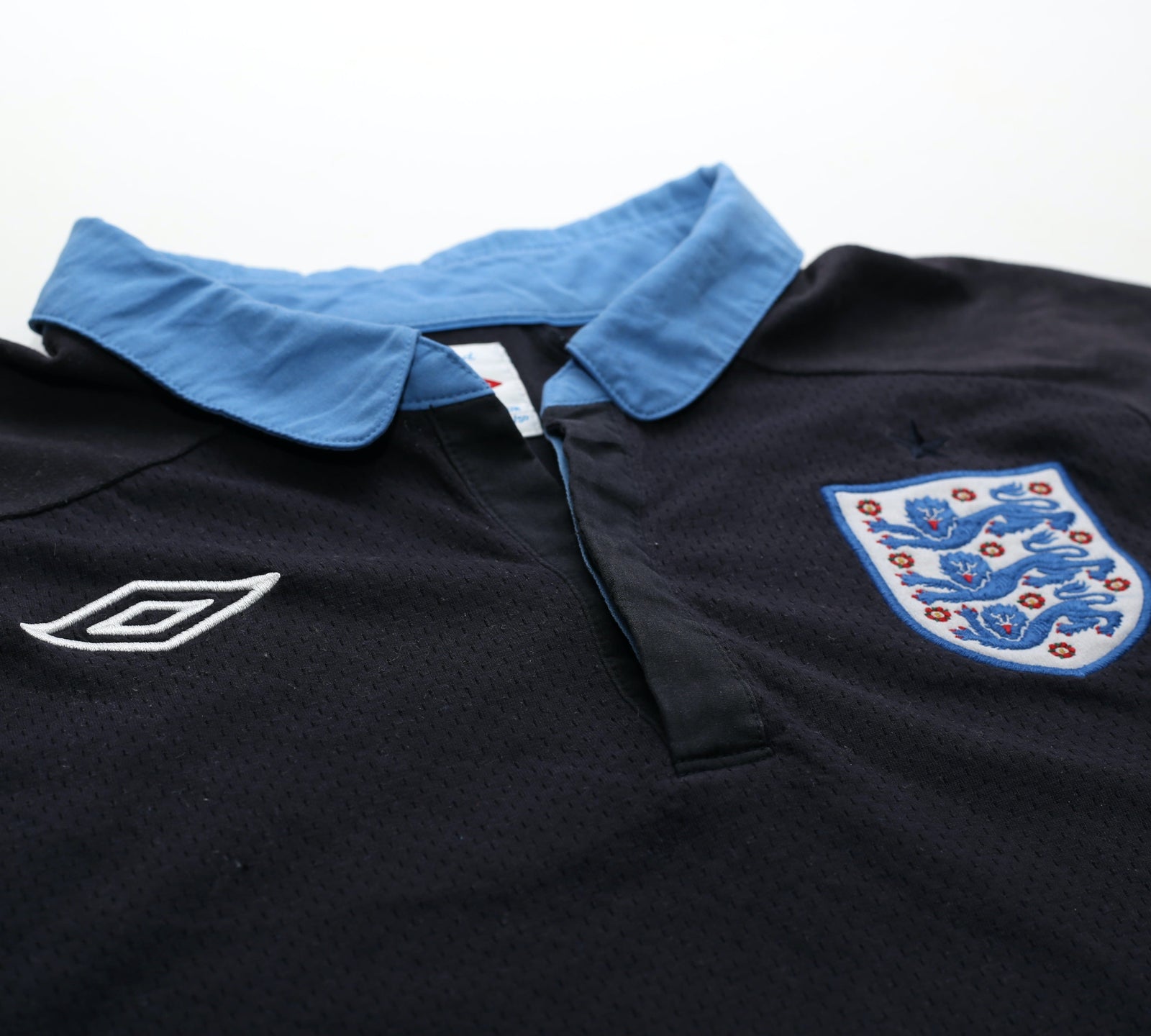 2012/13 ENGLAND Vintage Umbro Away Football Shirt (M) Euro 2012