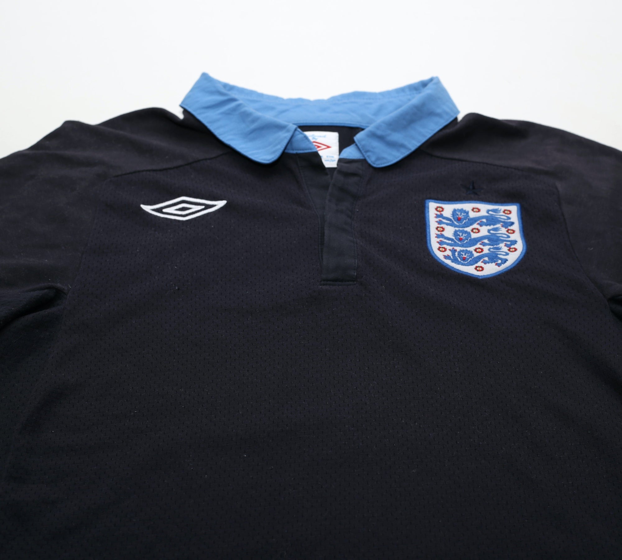 2012/13 ENGLAND Vintage Umbro Away Football Shirt (M) Euro 2012