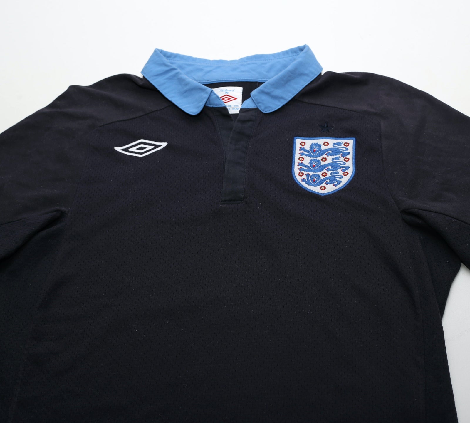 2012/13 ENGLAND Vintage Umbro Away Football Shirt (M) Euro 2012
