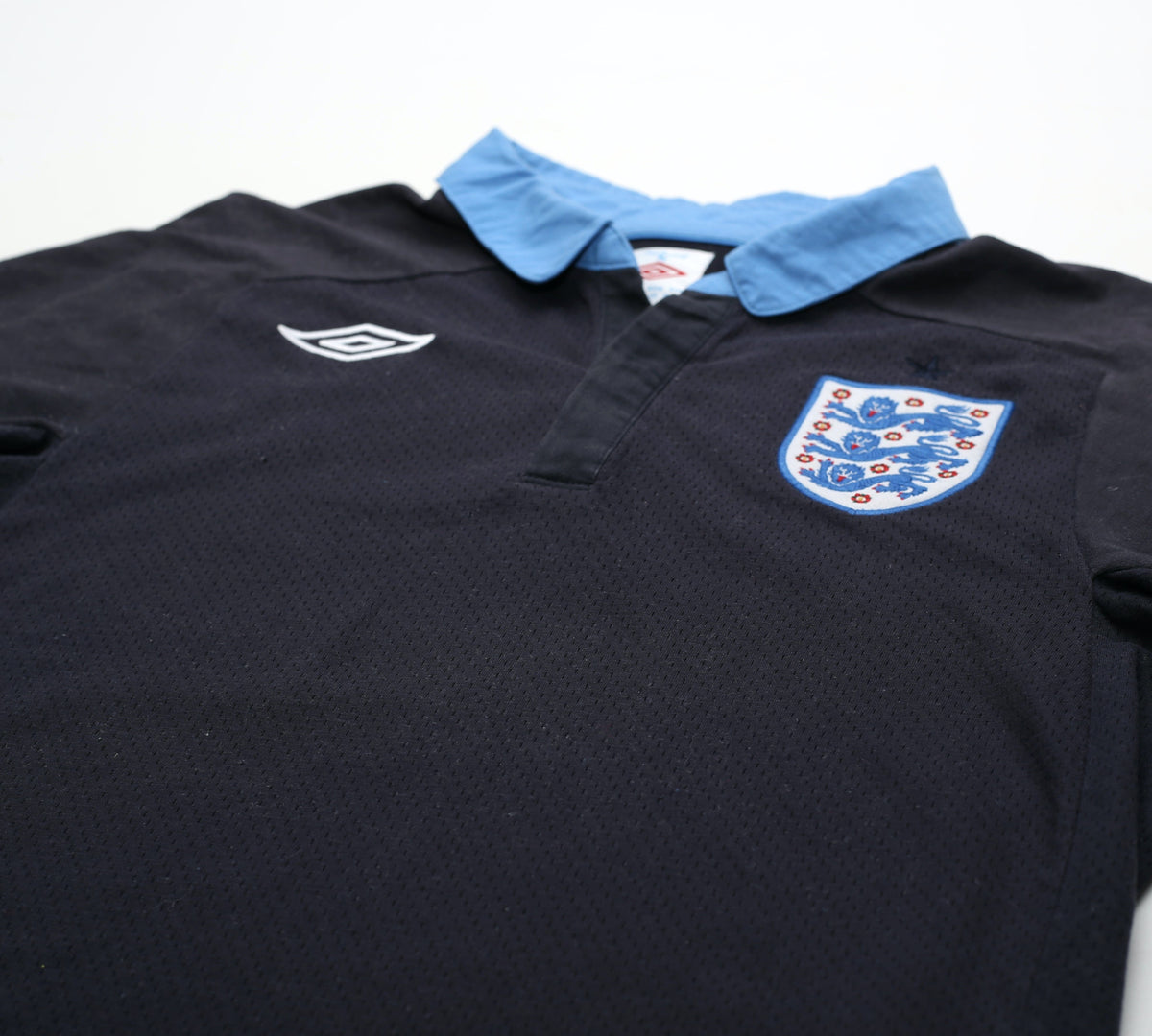 2012/13 ENGLAND Vintage Umbro Away Football Shirt (M) Euro 2012