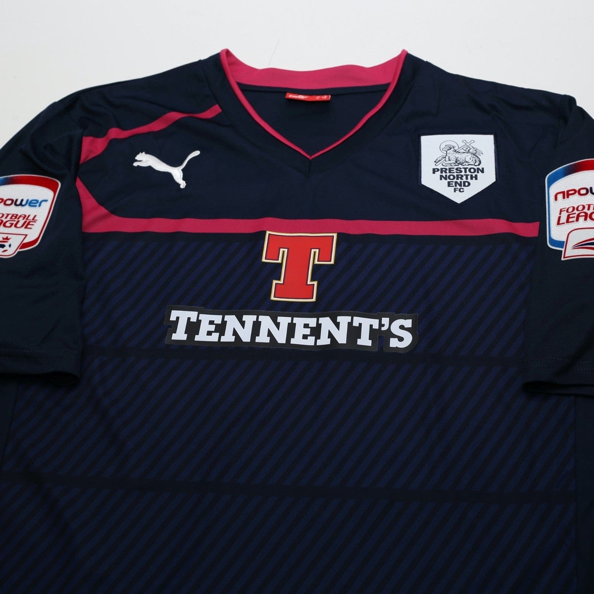 2012/13 Garner #14 Preston North End Vintage PUMA Away Football Shirt (L/XL)