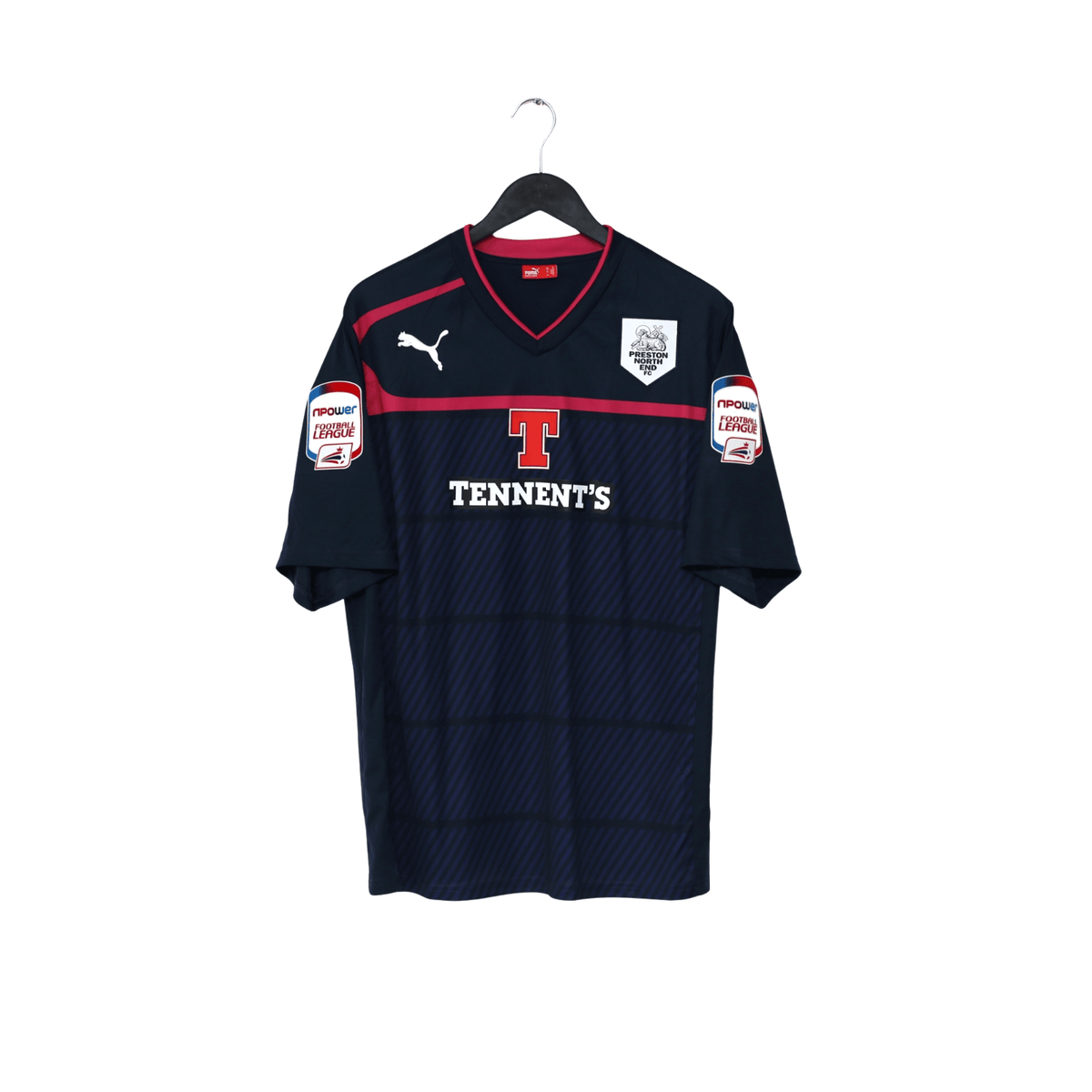 2012/13 Garner #14 Preston North End Vintage PUMA Away Football Shirt (L/XL)