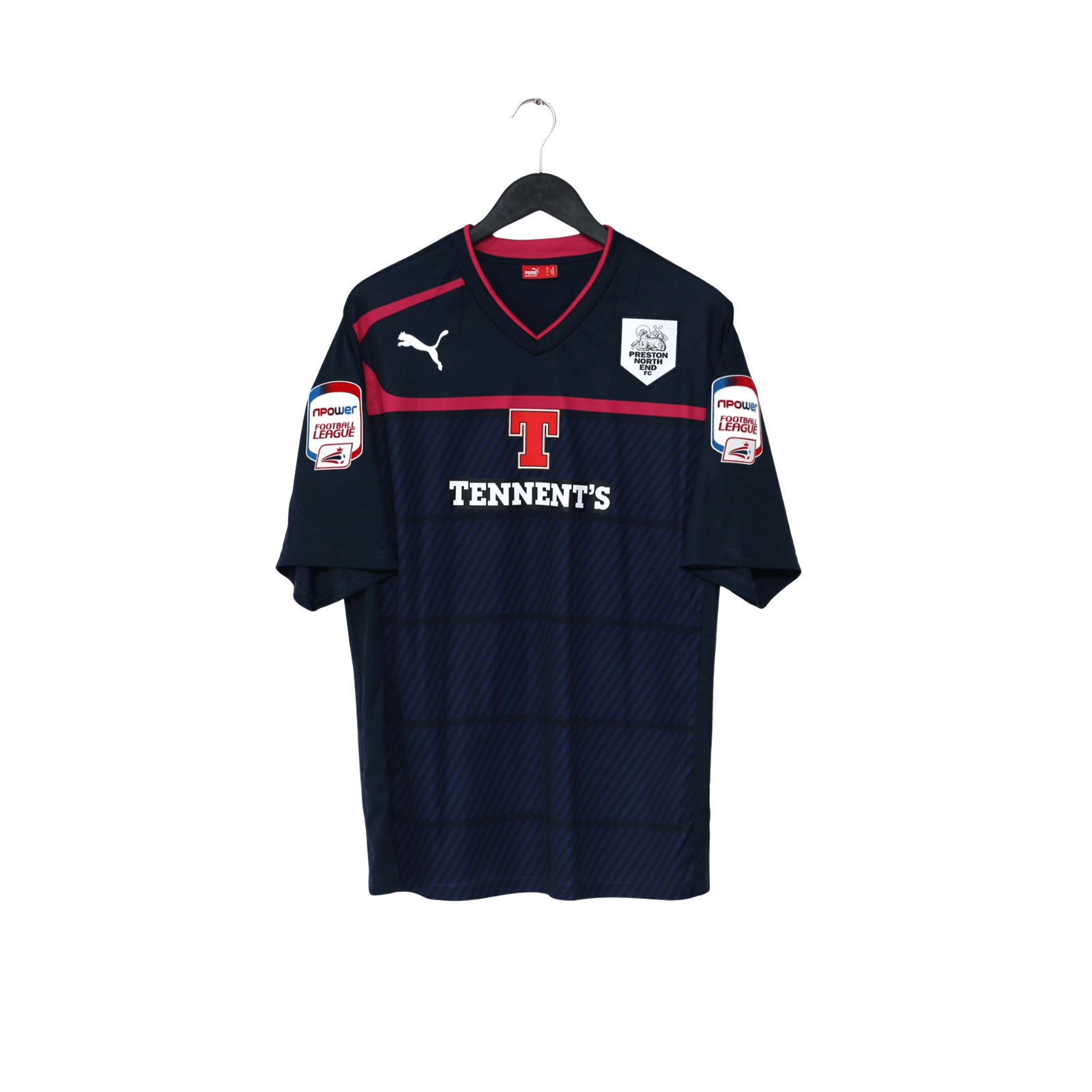 2012/13 Garner #14 Preston North End Vintage PUMA Away Football Shirt (L/XL)