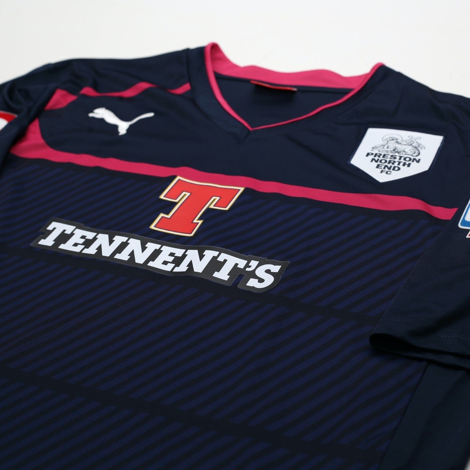 2012/13 Garner #14 Preston North End Vintage PUMA Away Football Shirt (L/XL)