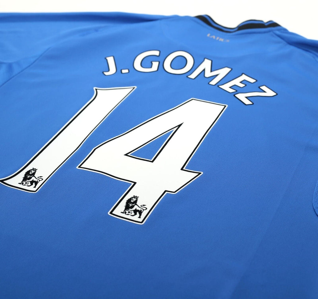 2012/13 J. GOMEZ #14 Wigan Athletic Vintage Home Long Sleeve Football Shirt L/XL