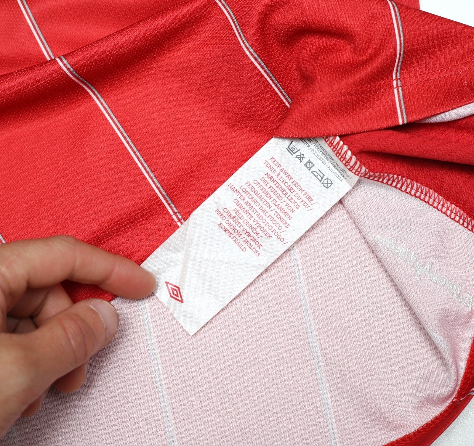 2012/13 LAMBERT #7 Southampton Vintage Umbro Home Football Shirt (XL)