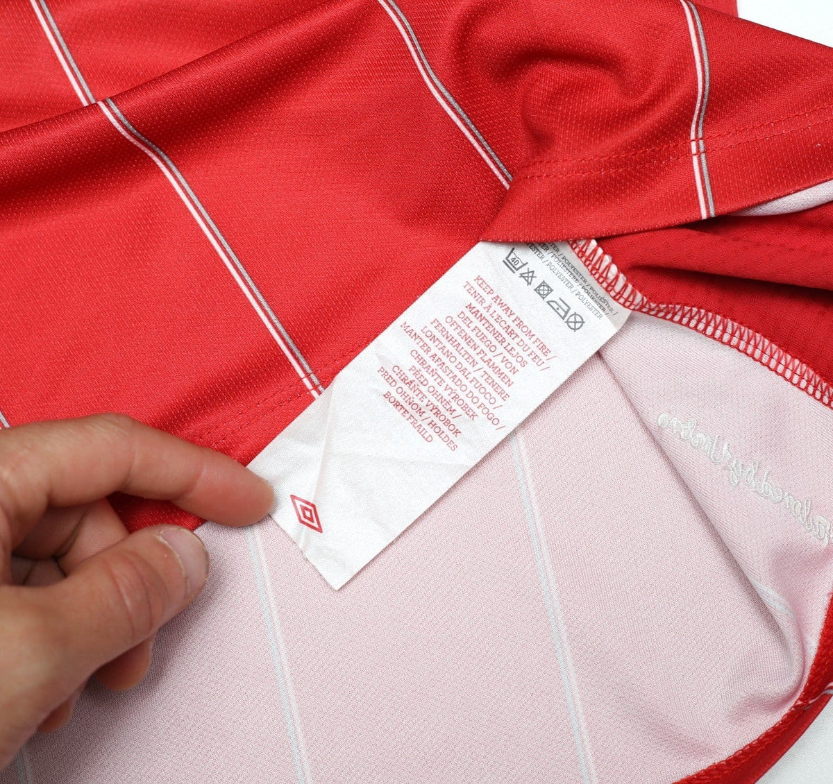 2012/13 LAMBERT #7 Southampton Vintage Umbro Home Football Shirt (XL)