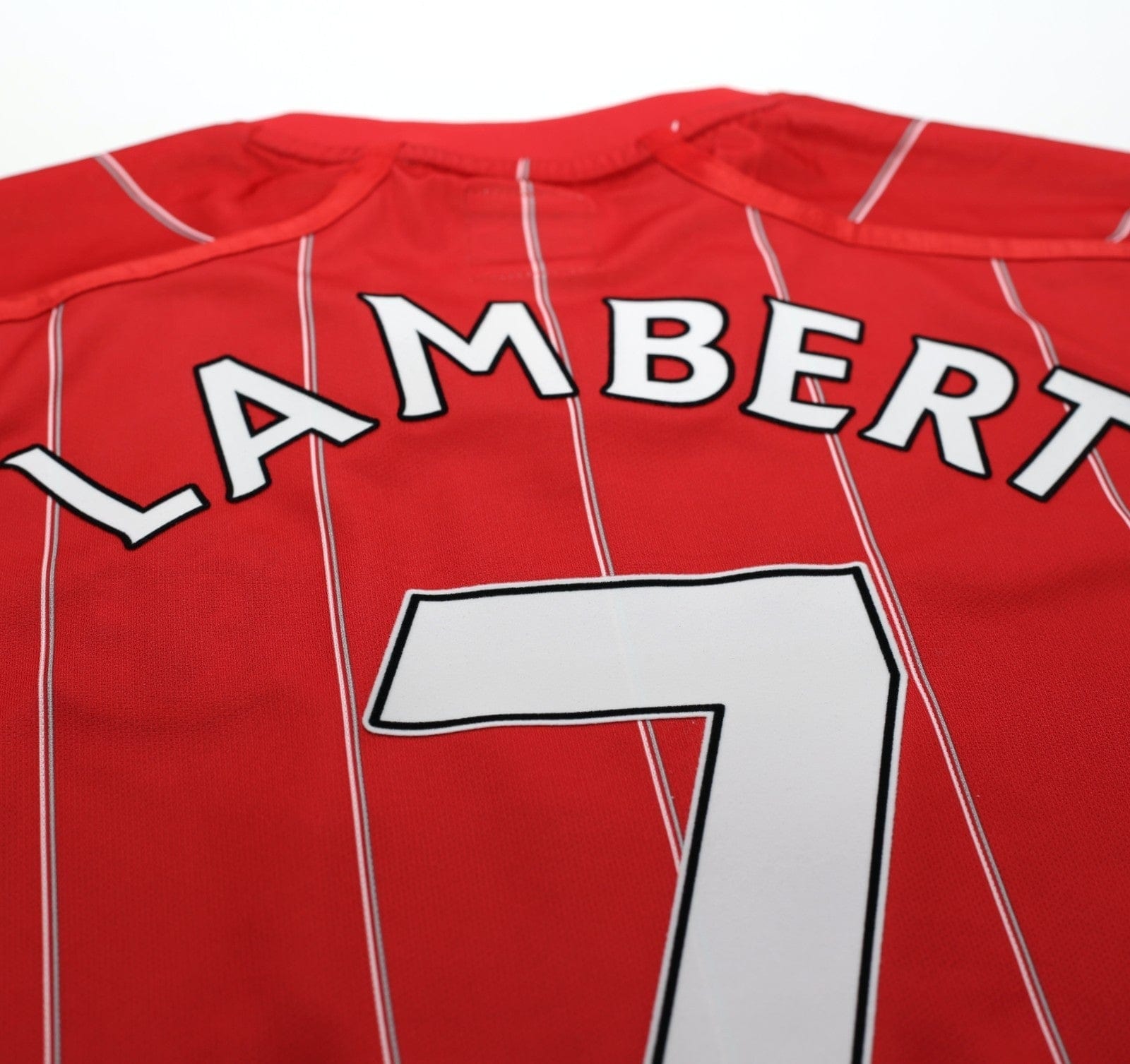 2012/13 LAMBERT #7 Southampton Vintage Umbro Home Football Shirt (XL)