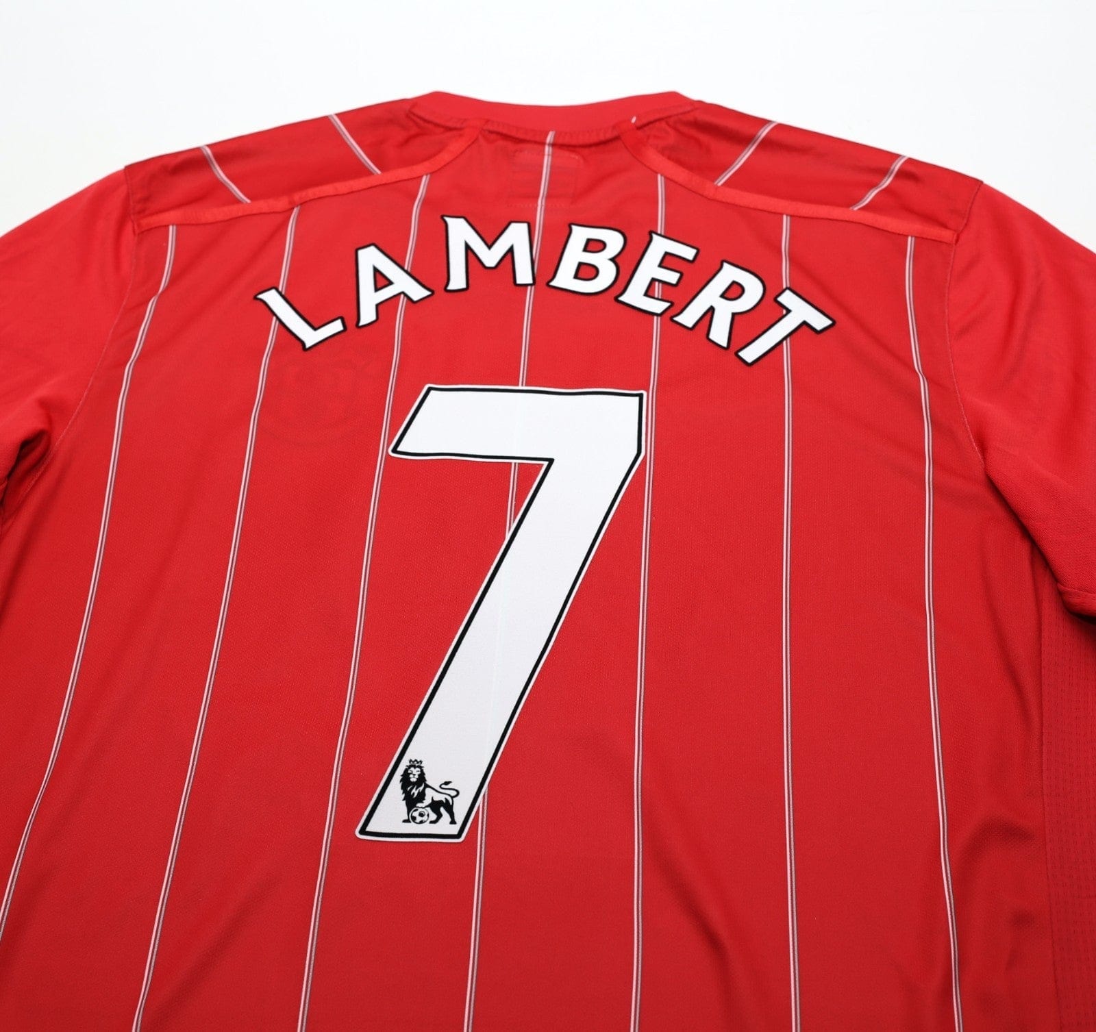 2012/13 LAMBERT #7 Southampton Vintage Umbro Home Football Shirt (XL)