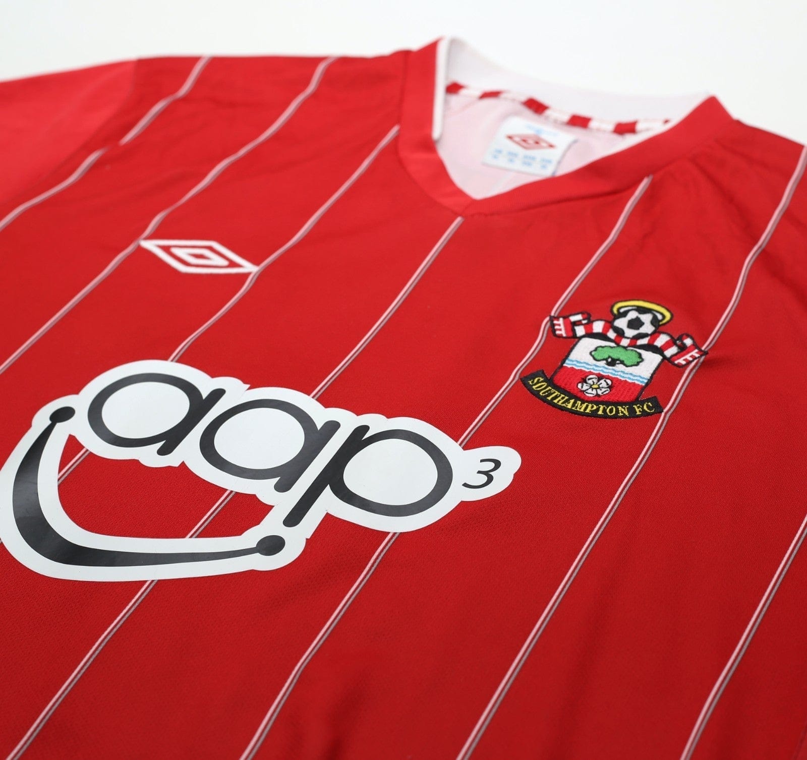 2012/13 LAMBERT #7 Southampton Vintage Umbro Home Football Shirt (XL)