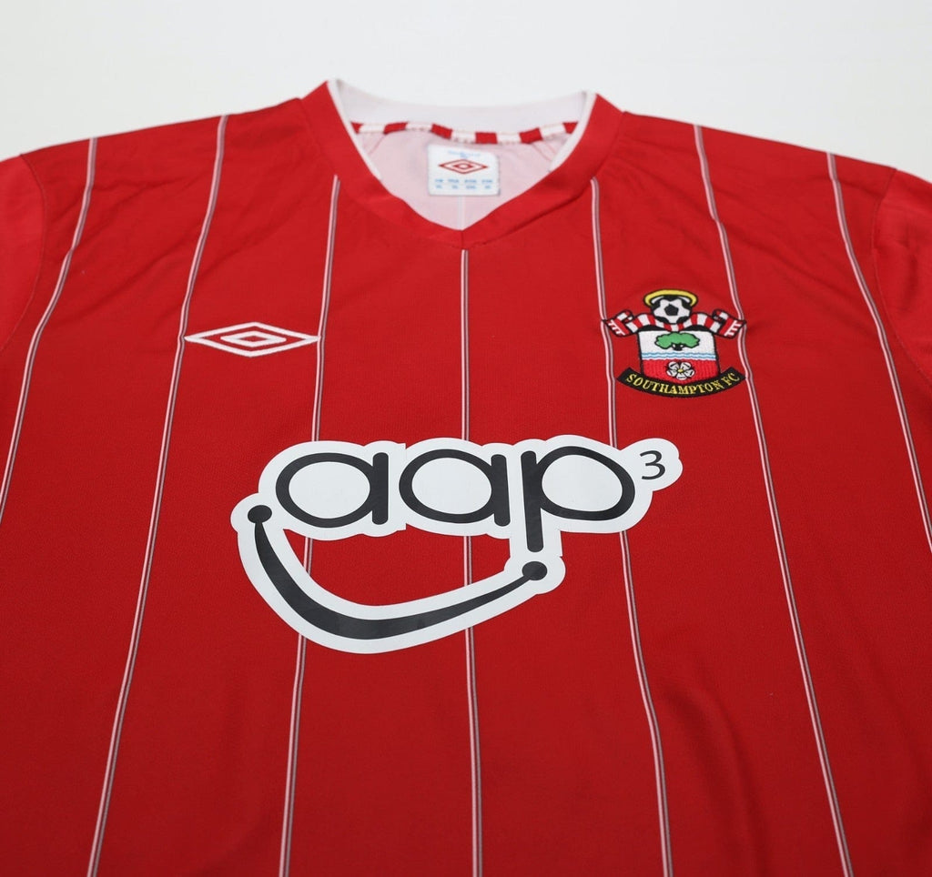 2012/13 LAMBERT #7 Southampton Vintage Umbro Home Football Shirt (XL)